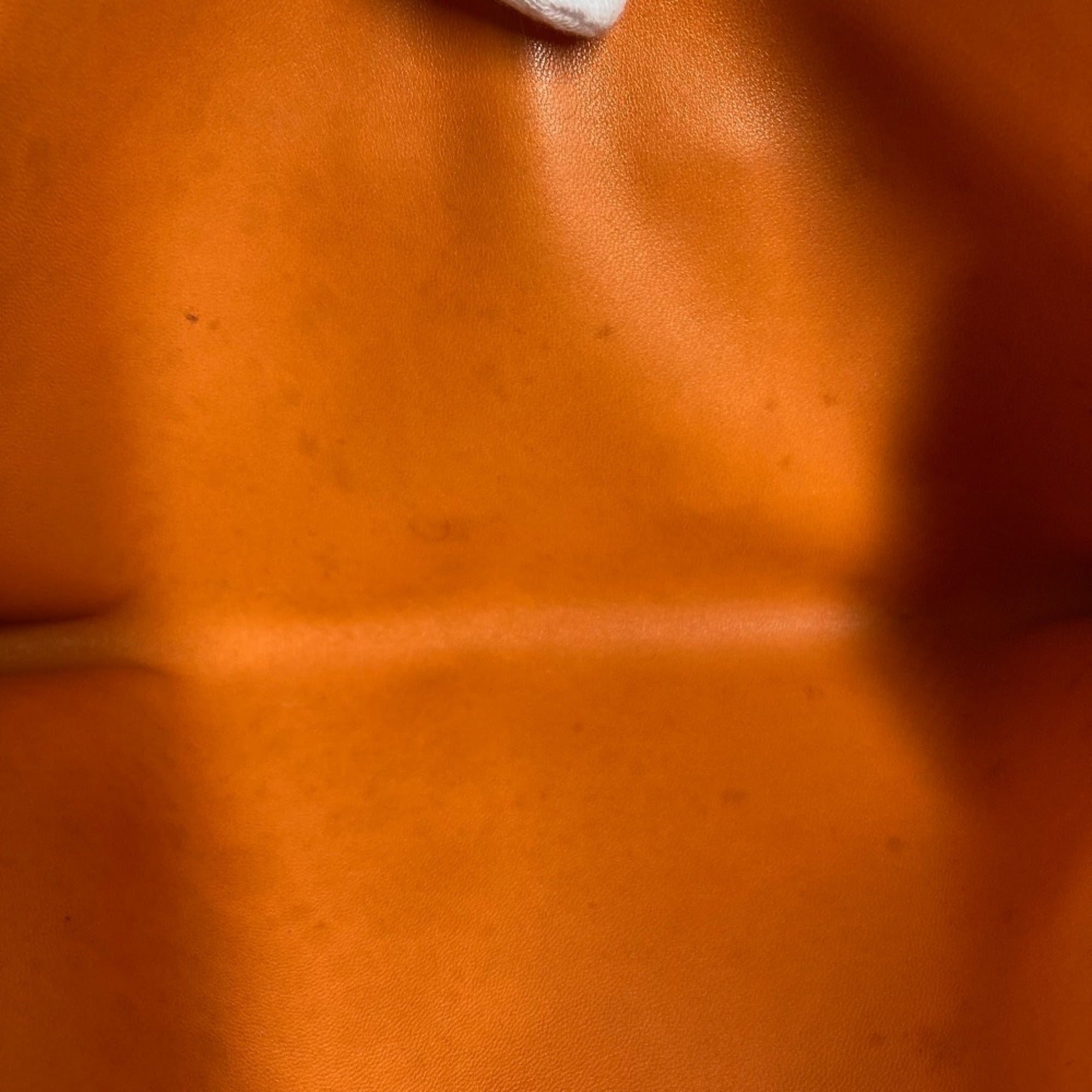 Hermes Jige Orange Epsom Leather Clutch Bag (Pre-Owned)