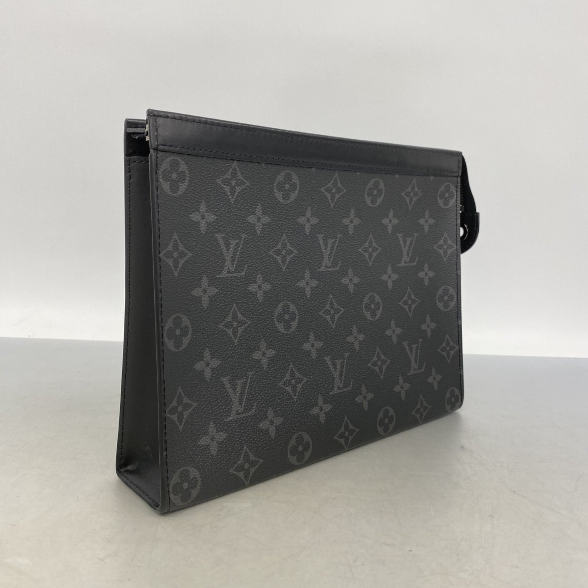 Louis Vuitton Black Clutch Bag (Pre-Owned)