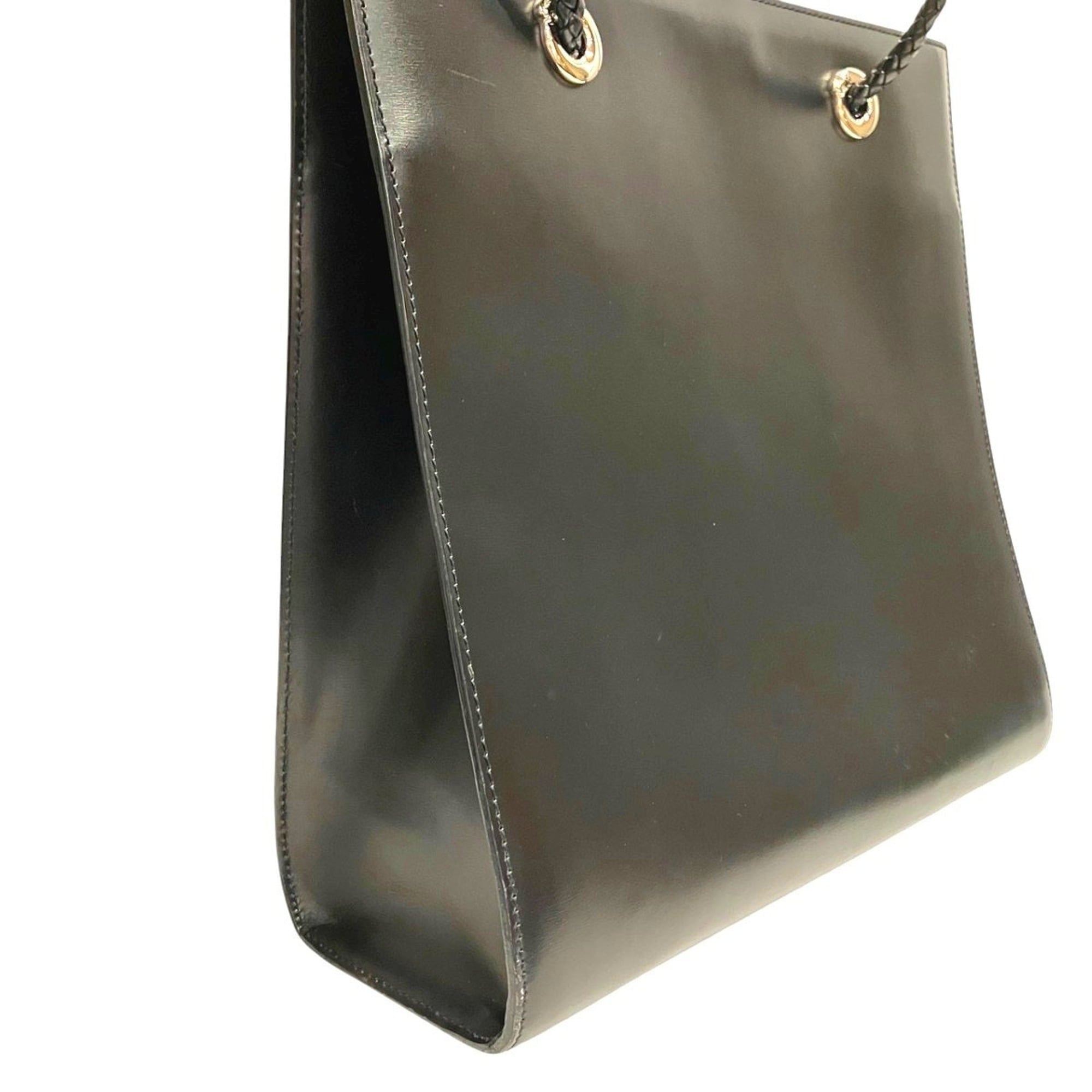 Cartier Panthère Black Leather Tote Bag (Pre-Owned)