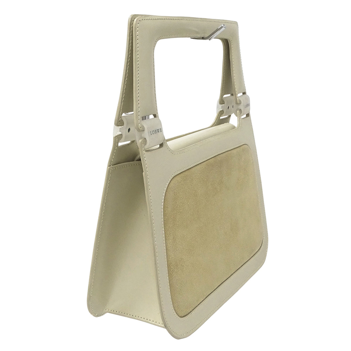 Loewe Beige Suede Leather Handbag (Pre-Owned)
