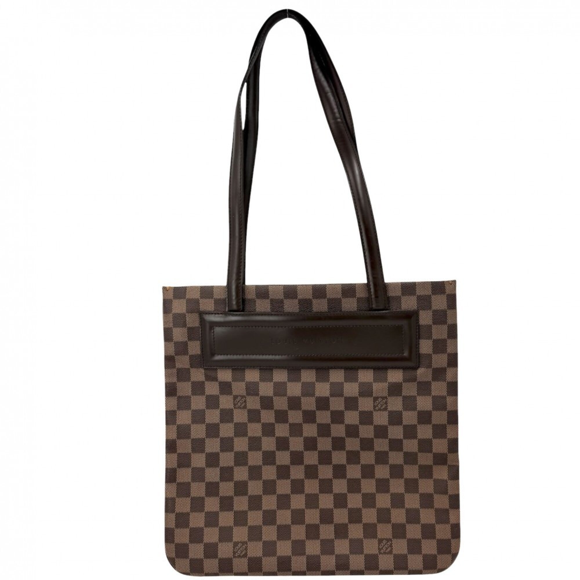 Louis Vuitton Brown Damier Canvas Handbag Pouch Tote Bag (Pre-Owned)