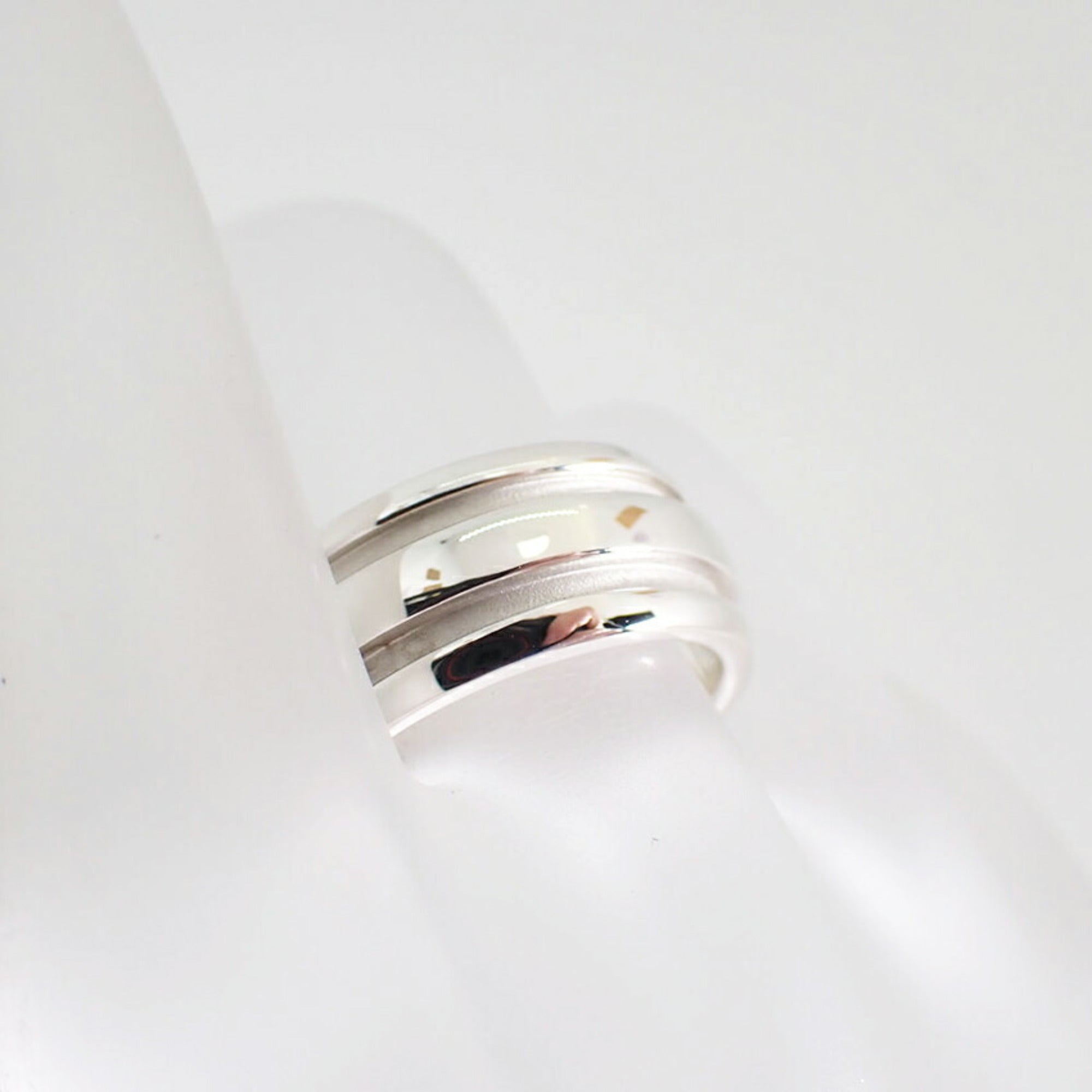 Tiffany Silver Sterling Silver 925 Band Ring (Pre-Owned)
