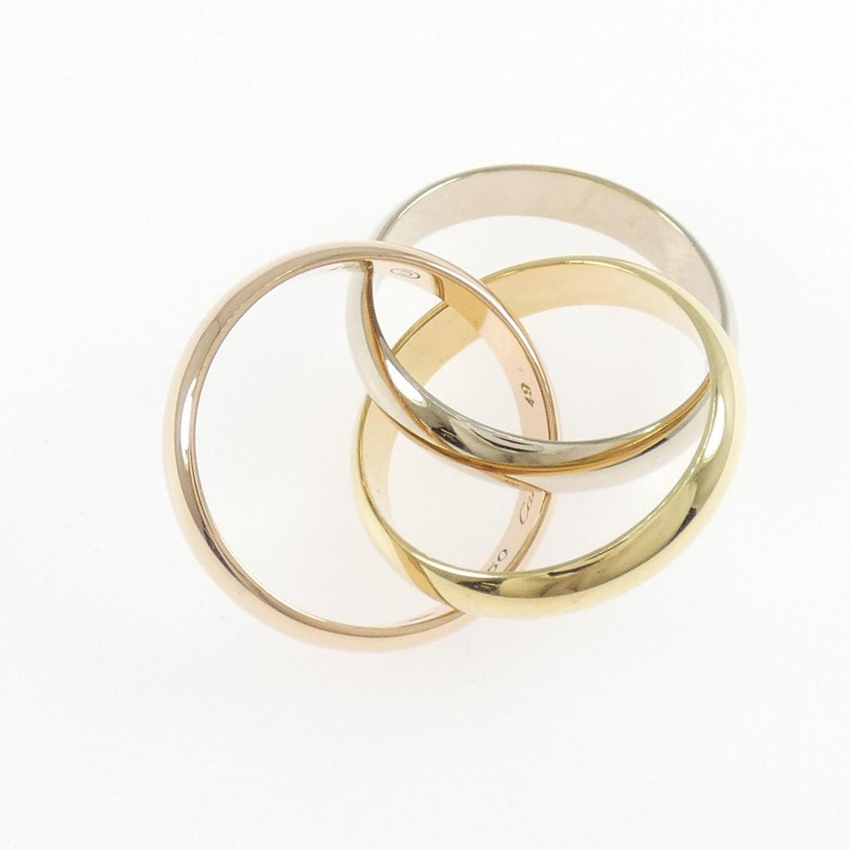 Cartier Yellow Gold (18K) Pink Gold (18K) White Gold (18K) Band Ring (Pre-Owned)