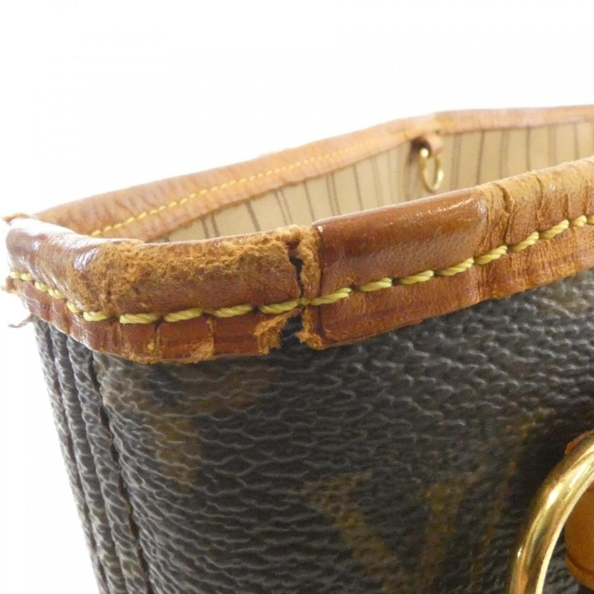 Louis Vuitton Monogram Marron Coated Canvas Handbag (Pre-Owned)