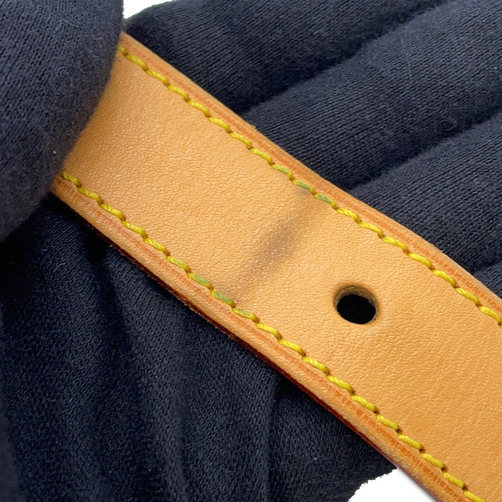 Louis Vuitton Monogram Denim Blue Yellow Monogram Denim Handbag Shoulder Bag (Pre-Owned)
