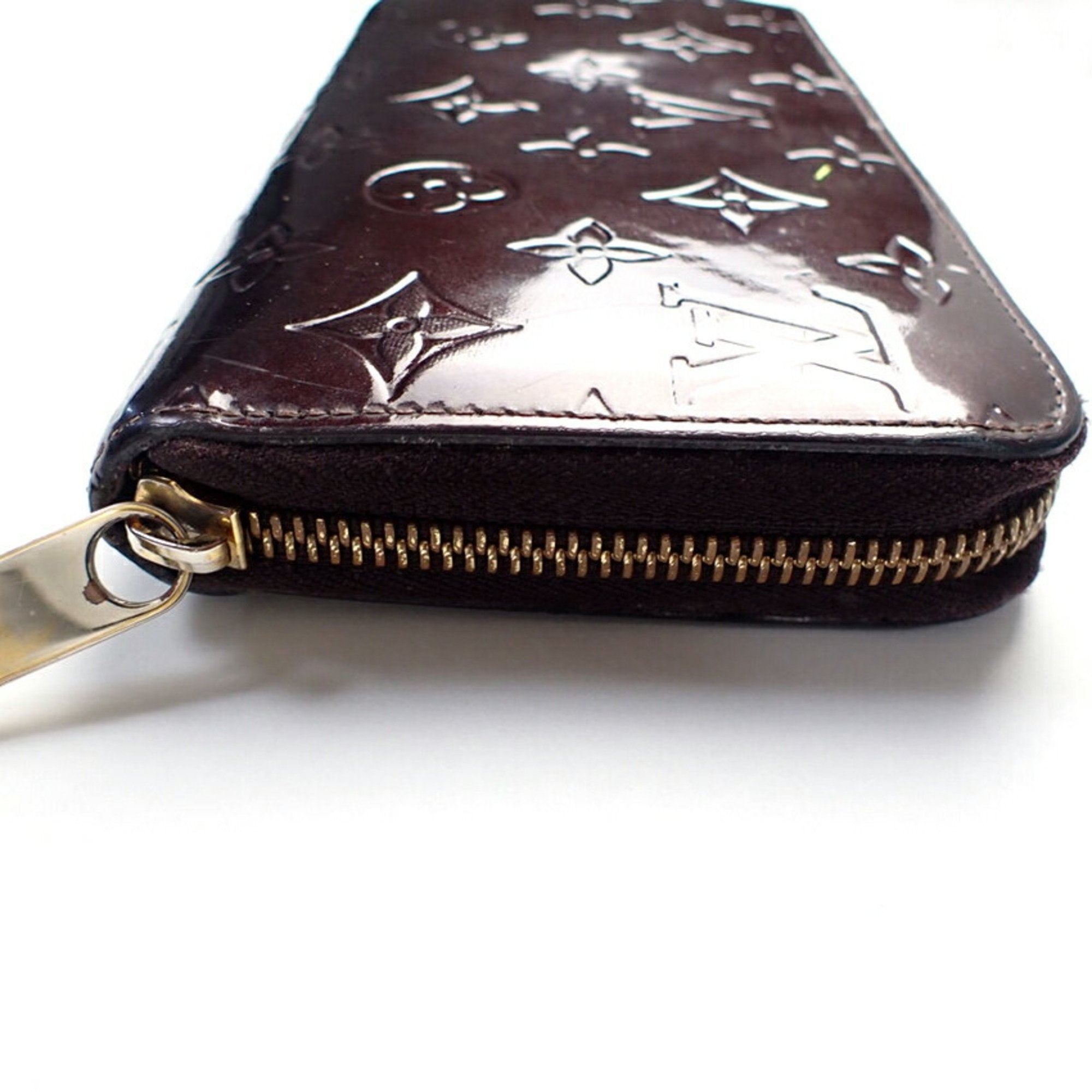 Louis Vuitton Bordeaux Vernis Long Wallet (Bi-Fold) (Pre-Owned)