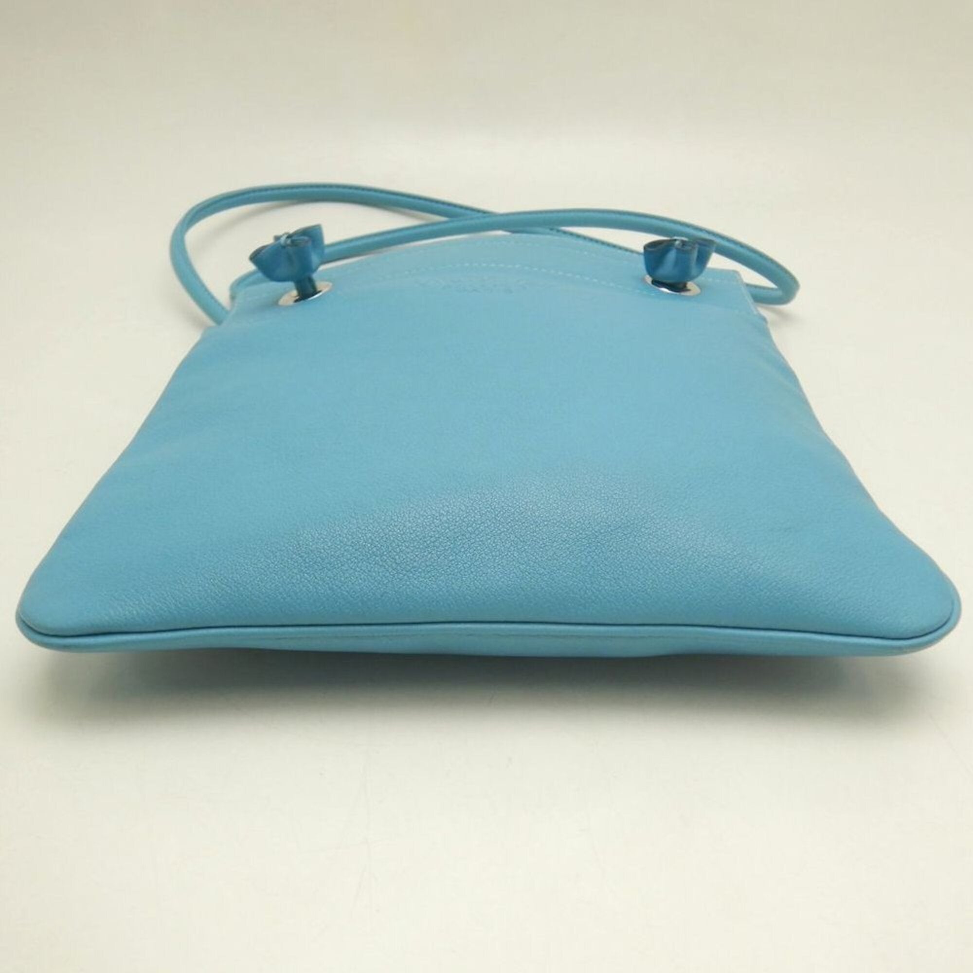 Hermes Silver Swift Leather Shoulder Bag (Pre-Owned)