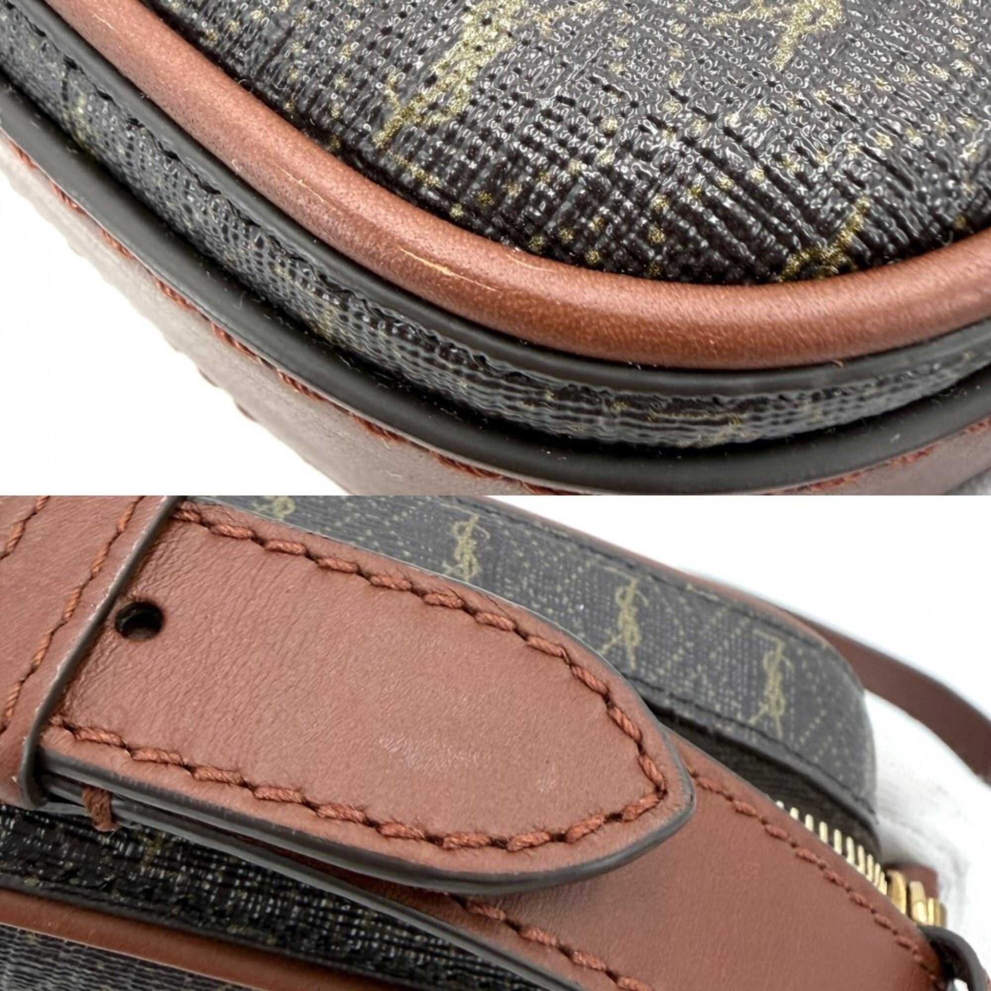 Saint Laurent Brown Leather Shoulder Bag (Pre-Owned)
