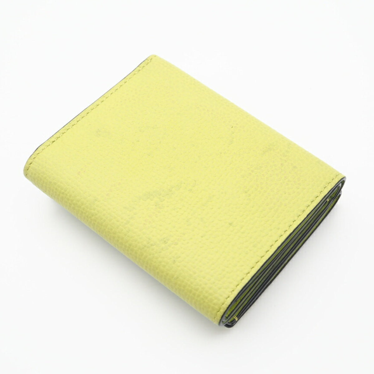 Loewe Green Leather Wallet (Tri-Fold) (Pre-Owned)