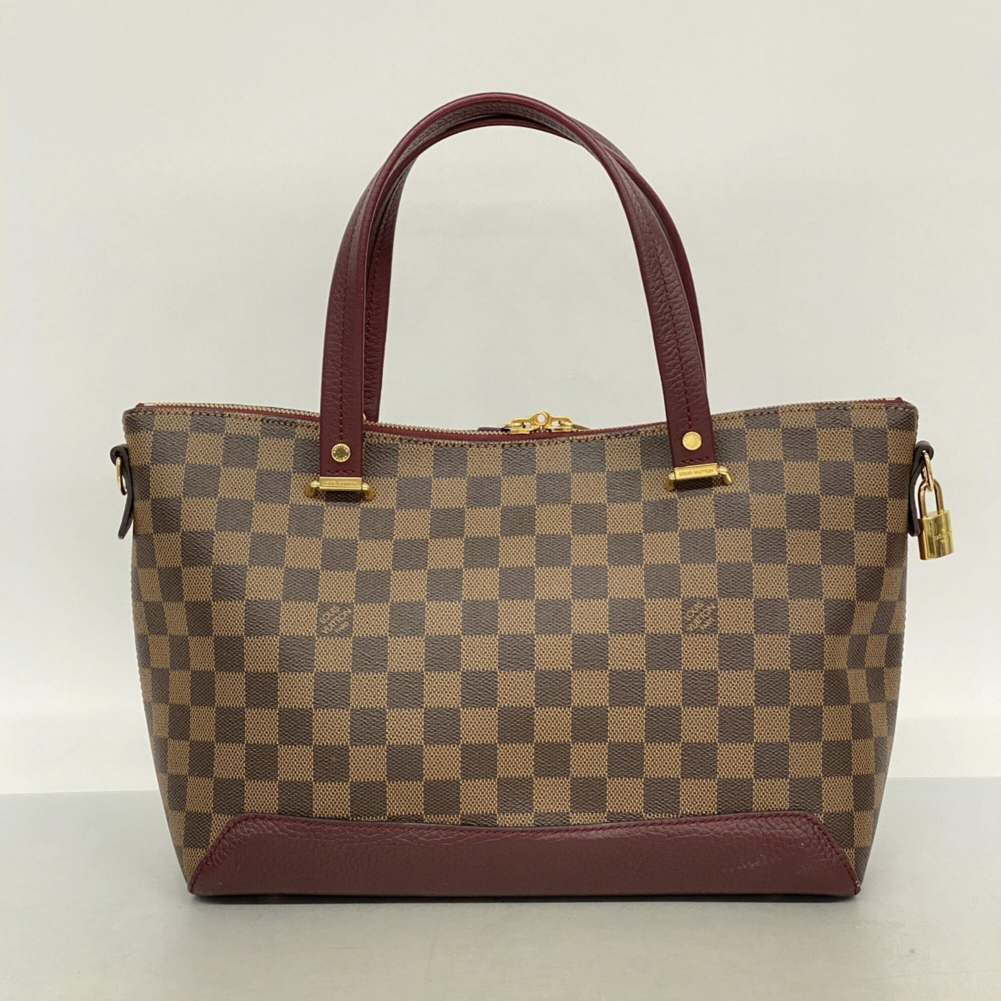 Louis Vuitton Ebene Fuchsia Handbag (Pre-Owned)