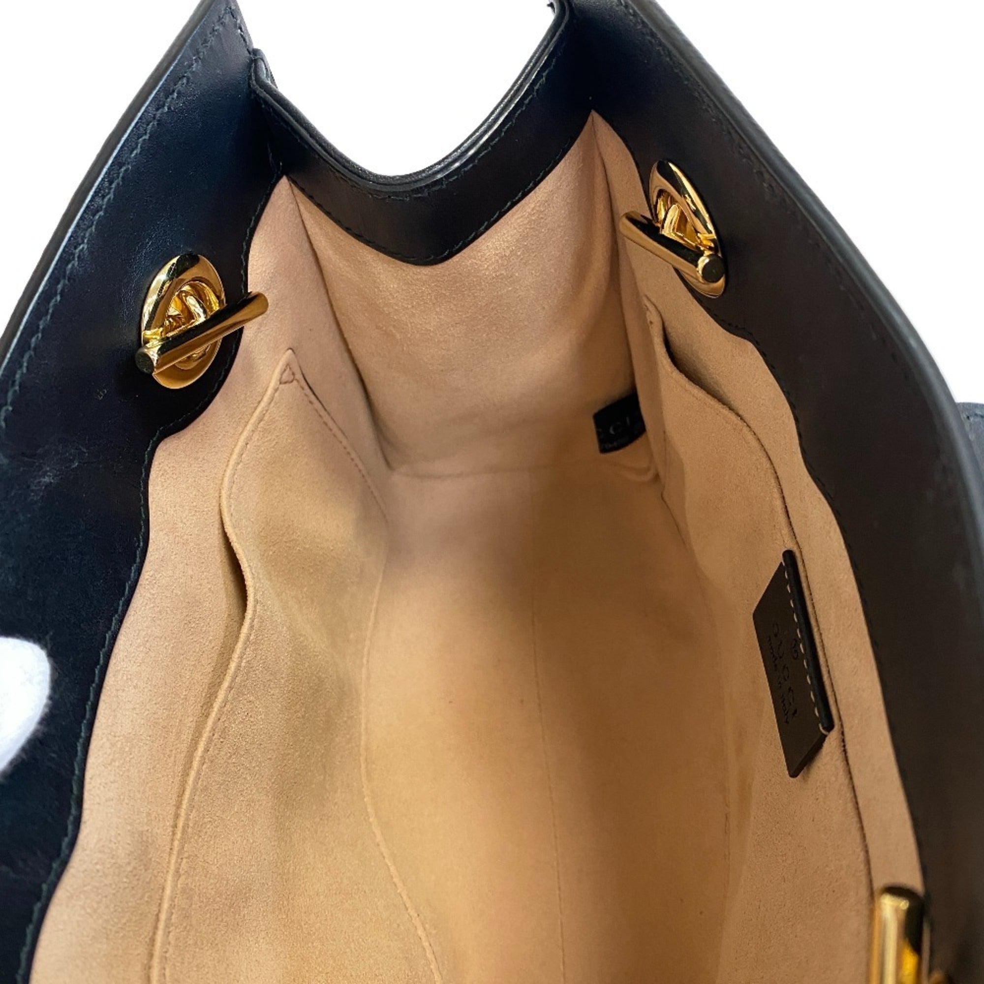 Gucci Beige Leather Shoulder Bag (Pre-Owned)