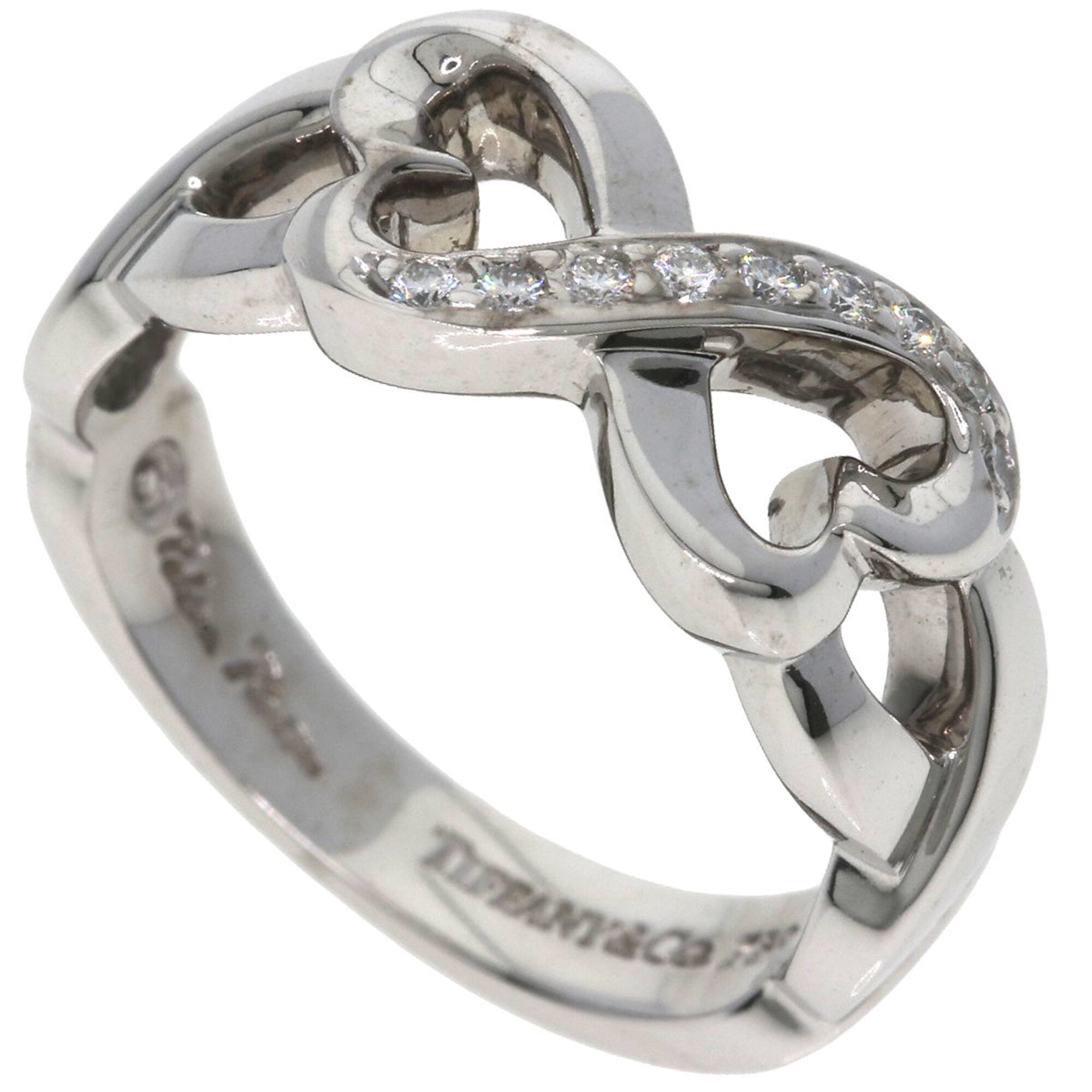 Tiffany White Gold (18K) Band Ring (Pre-Owned)