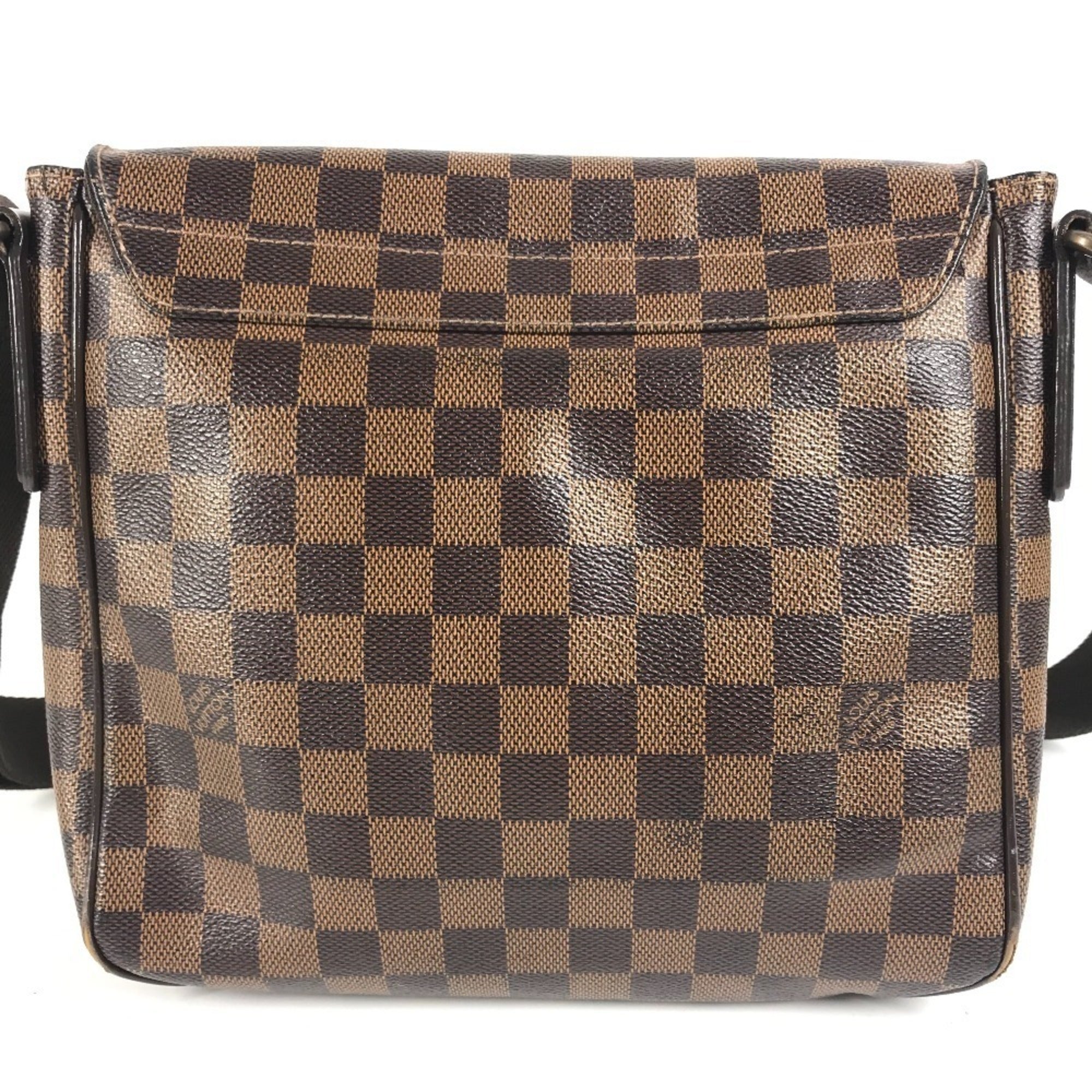 Louis Vuitton Brown Damier Canvas Ebene Damier Canvas Shoulder Bag (Pre-Owned)
