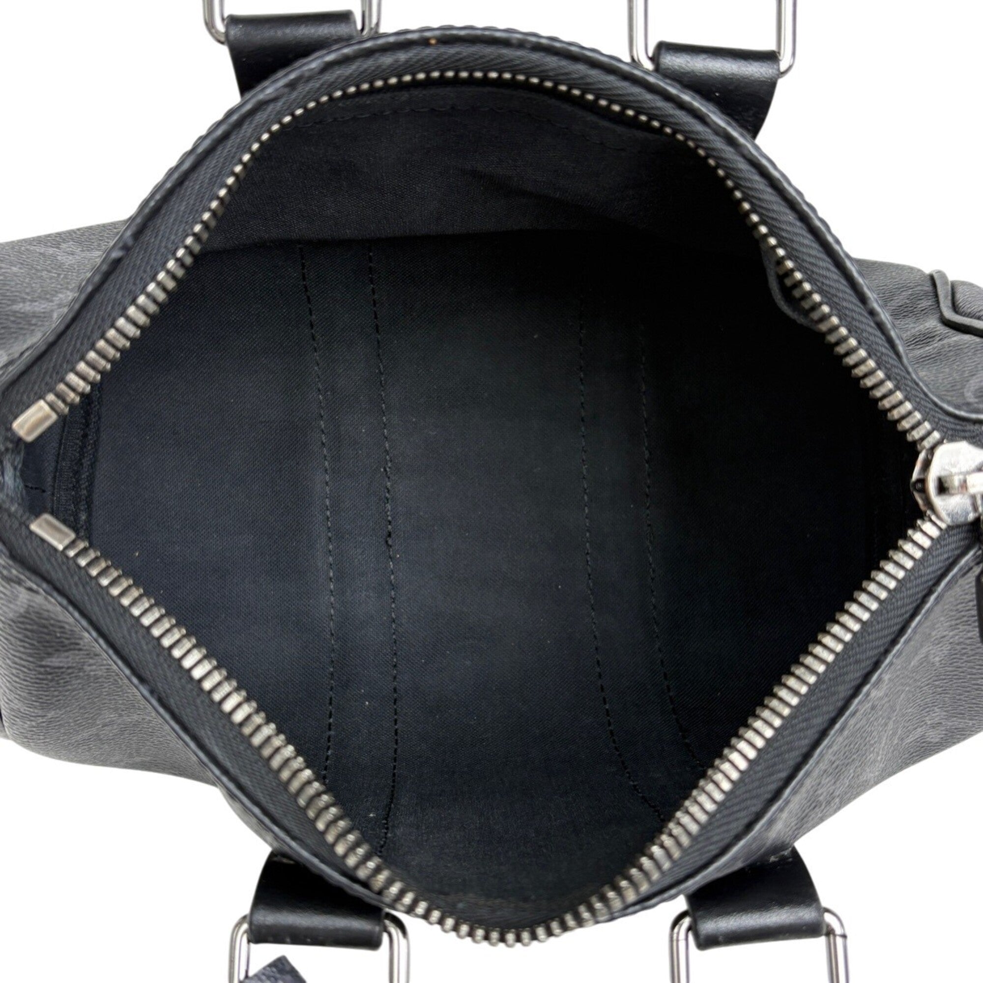 Louis Vuitton Black Gray Noir Monogram Eclipse Tote Bag (Pre-Owned)
