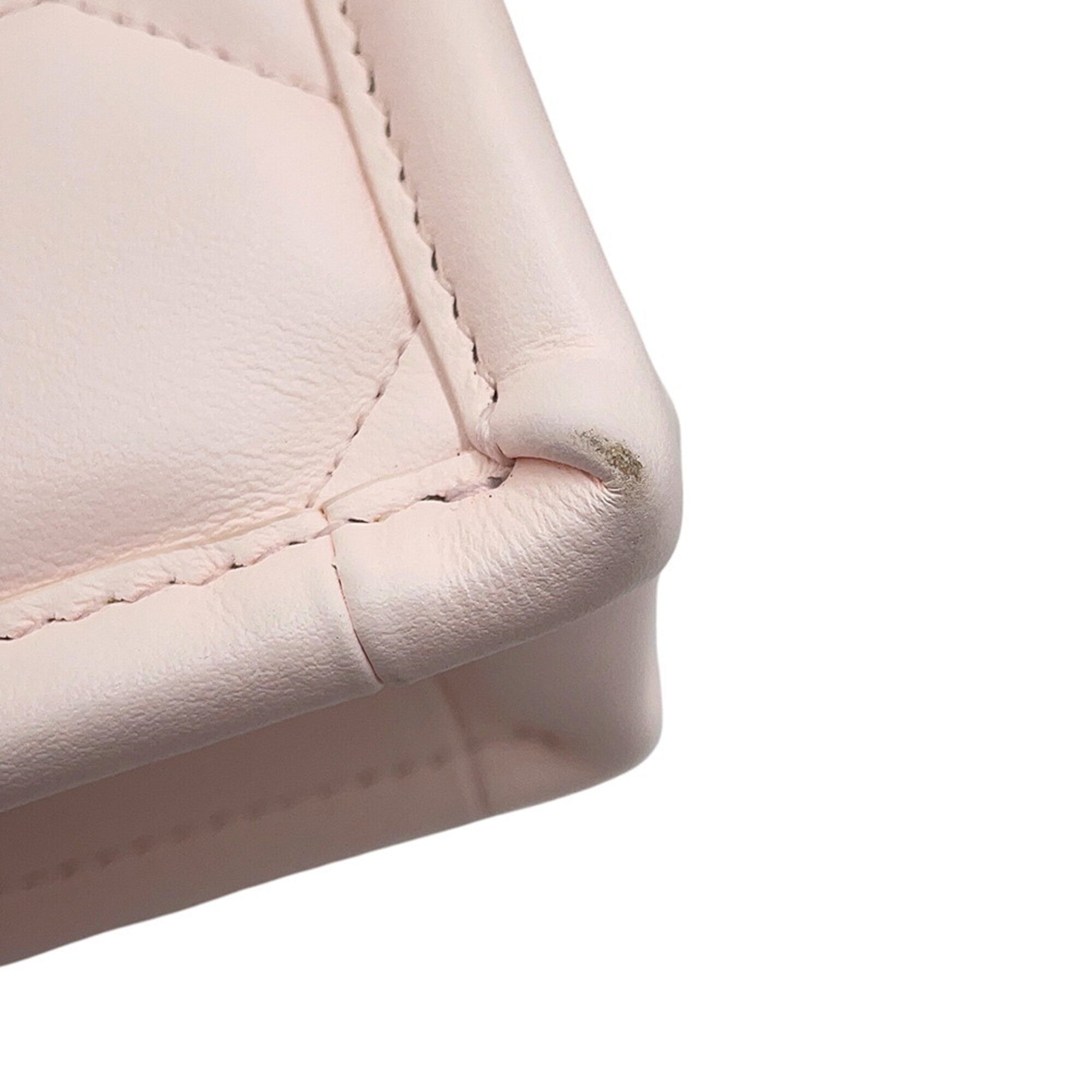 Christian Dior Pink Leather Handbag (Pre-Owned)