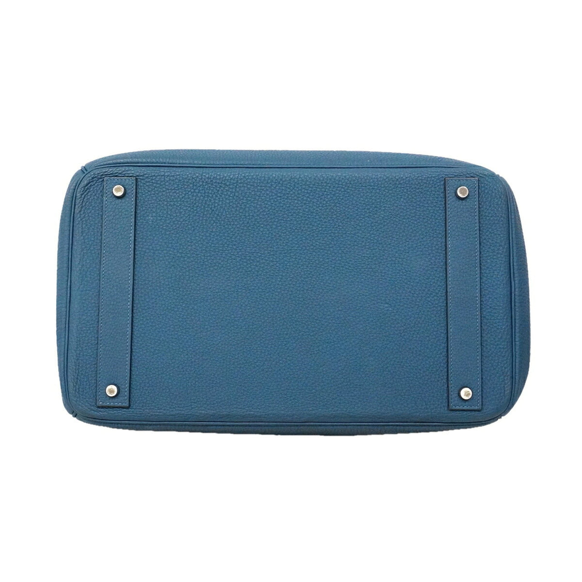 Hermes Deep Blue Togo Leather Handbag (Pre-Owned)
