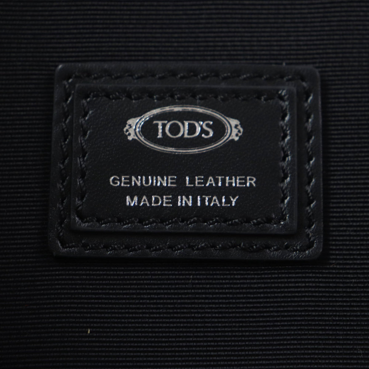 Tod's Black Fabric Leather Backpack (Pre-Owned)