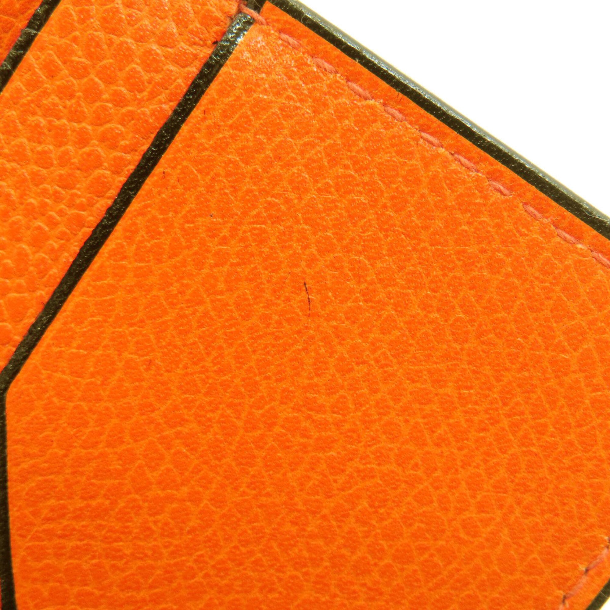 Valextra Orange Leather Money Clip (Pre-Owned)