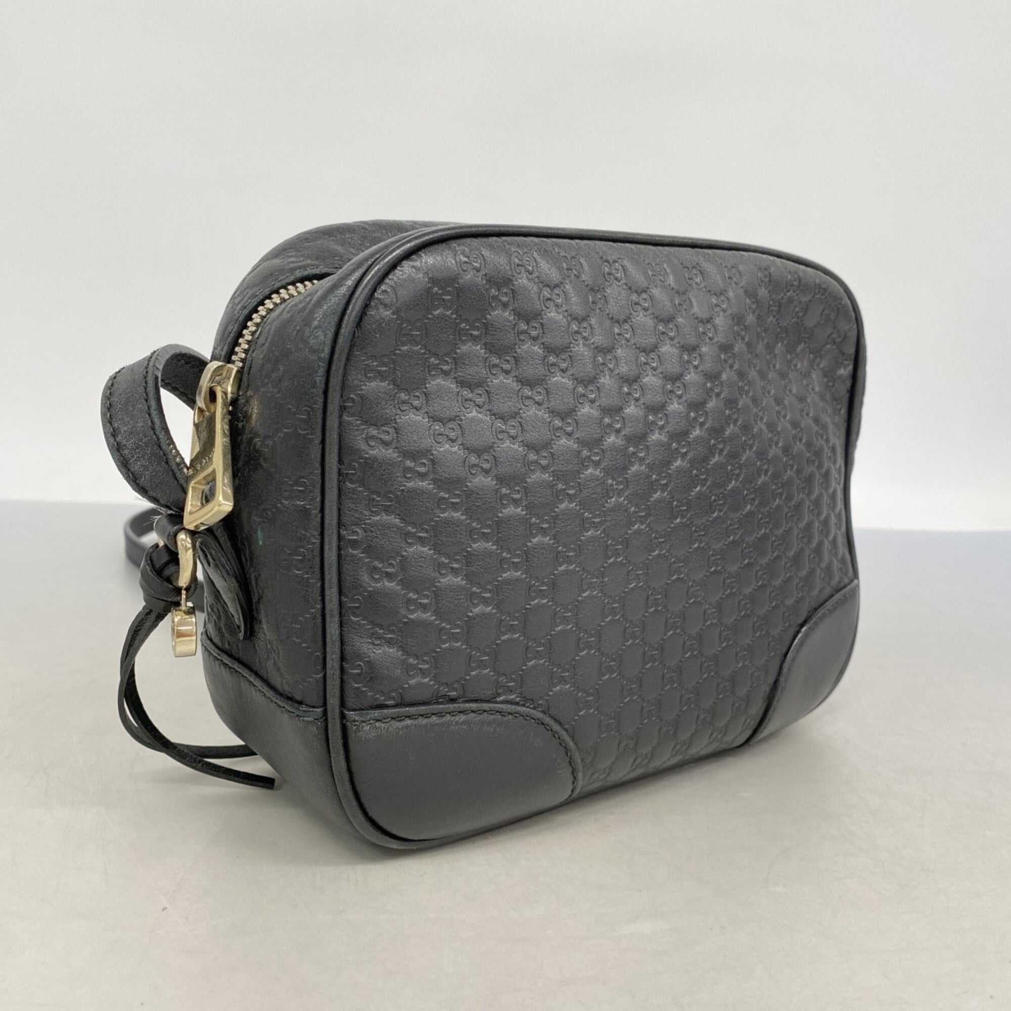 Gucci Black Leather Shoulder Bag (Pre-Owned)