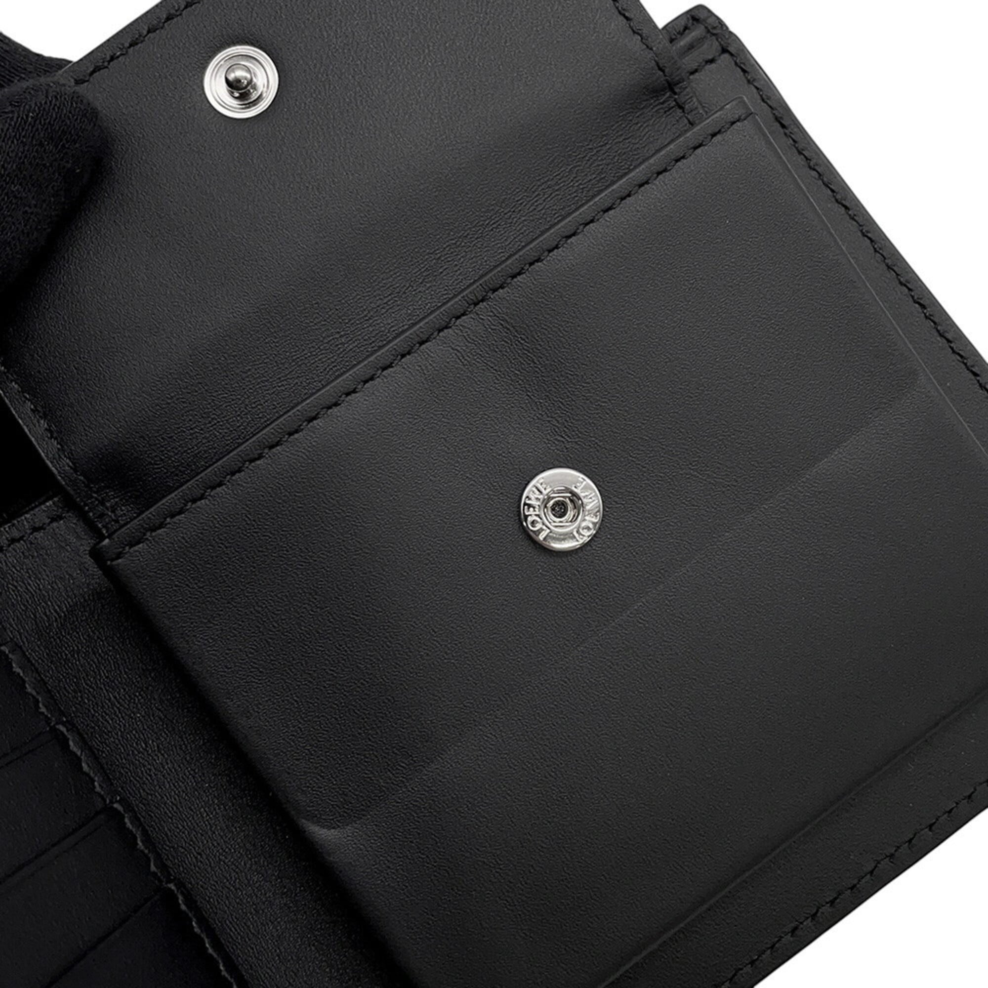Loewe Black Leather Wallet (Bi-Fold) (Pre-Owned)
