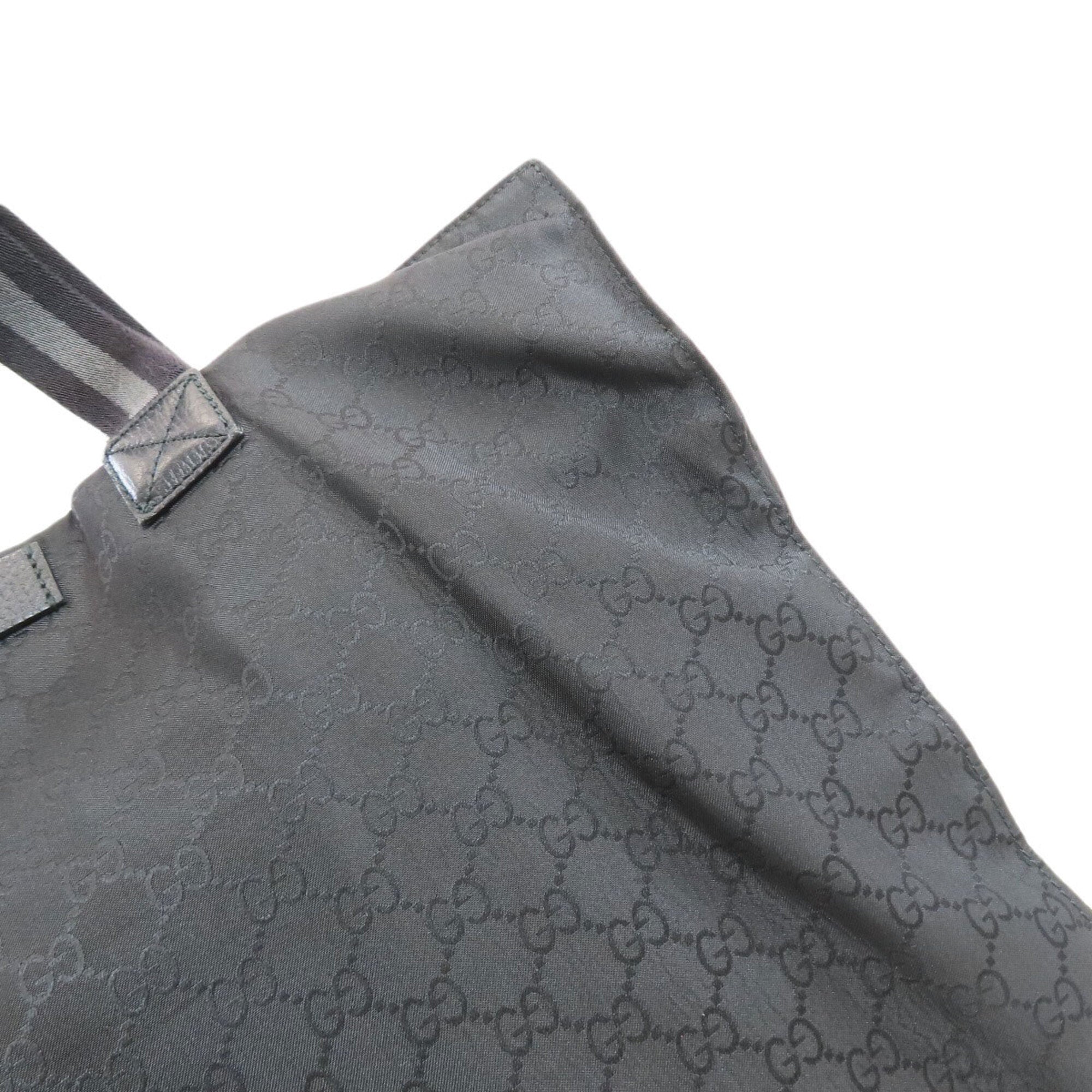 Gucci Black Nylon Tote Bag (Pre-Owned)