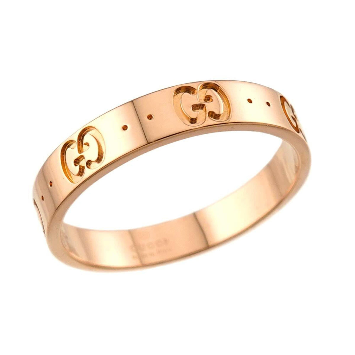 Gucci Pink Gold (18K) Band Ring (Pre-Owned)