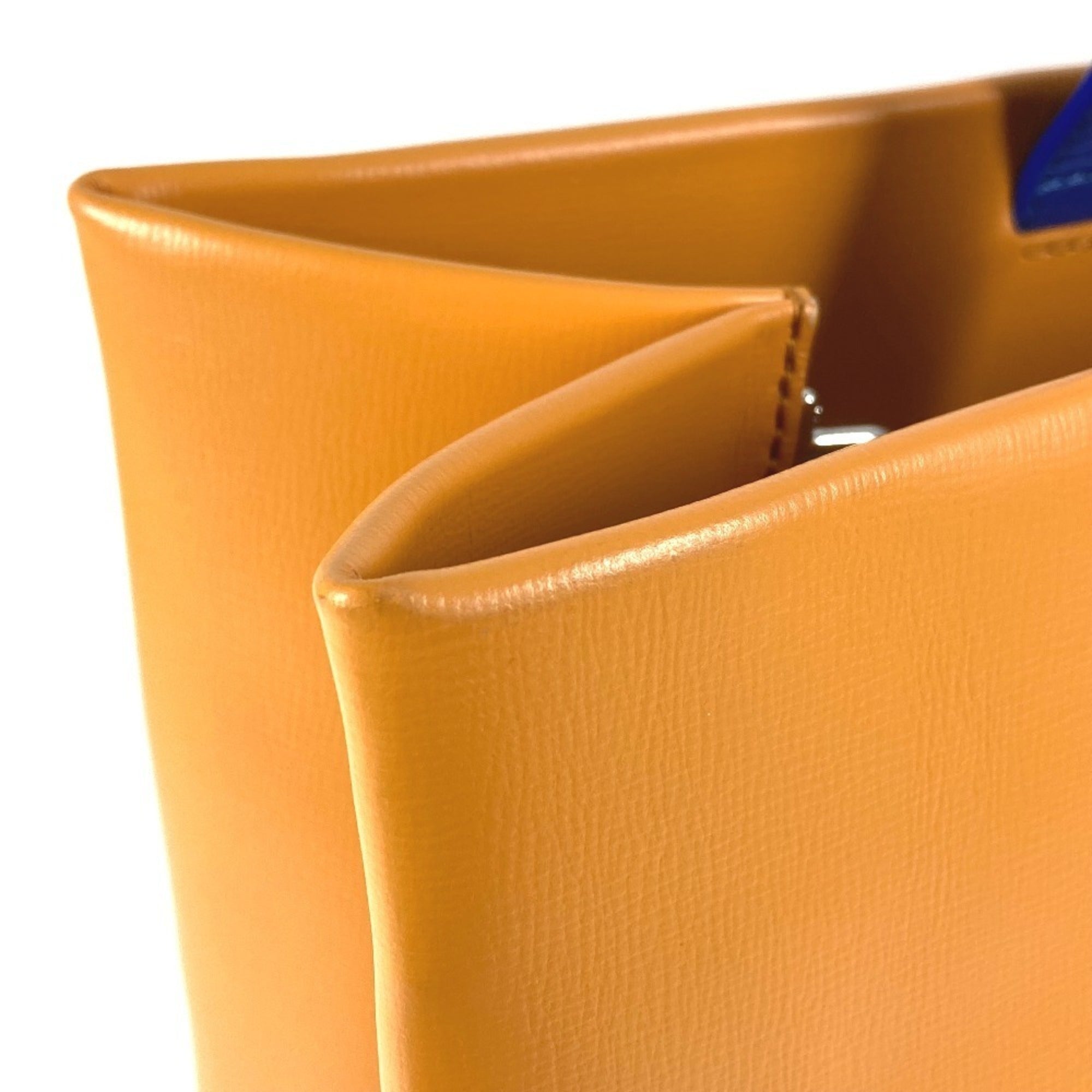 Louis Vuitton Orange Leather Shoulder Bag Tote Bag (Pre-Owned)