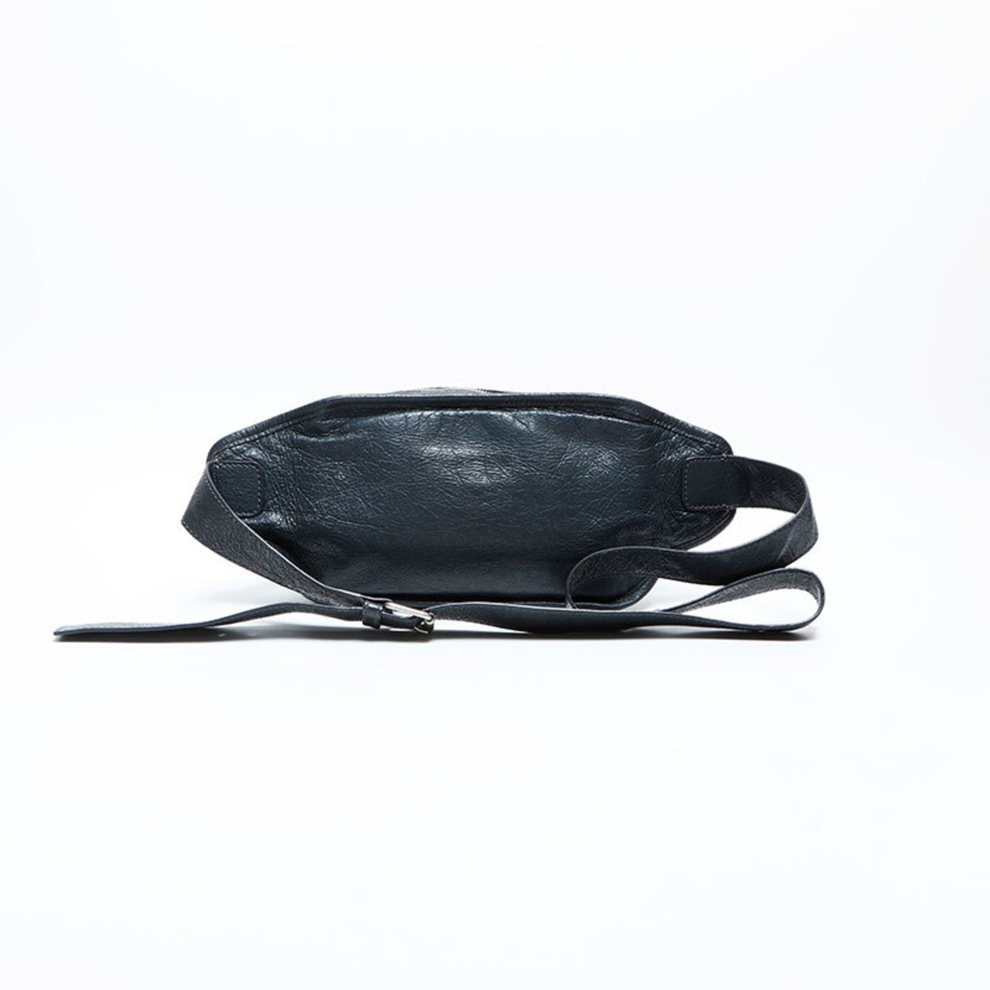 Balenciaga Gray Leather Fanny Pack (Pre-Owned)