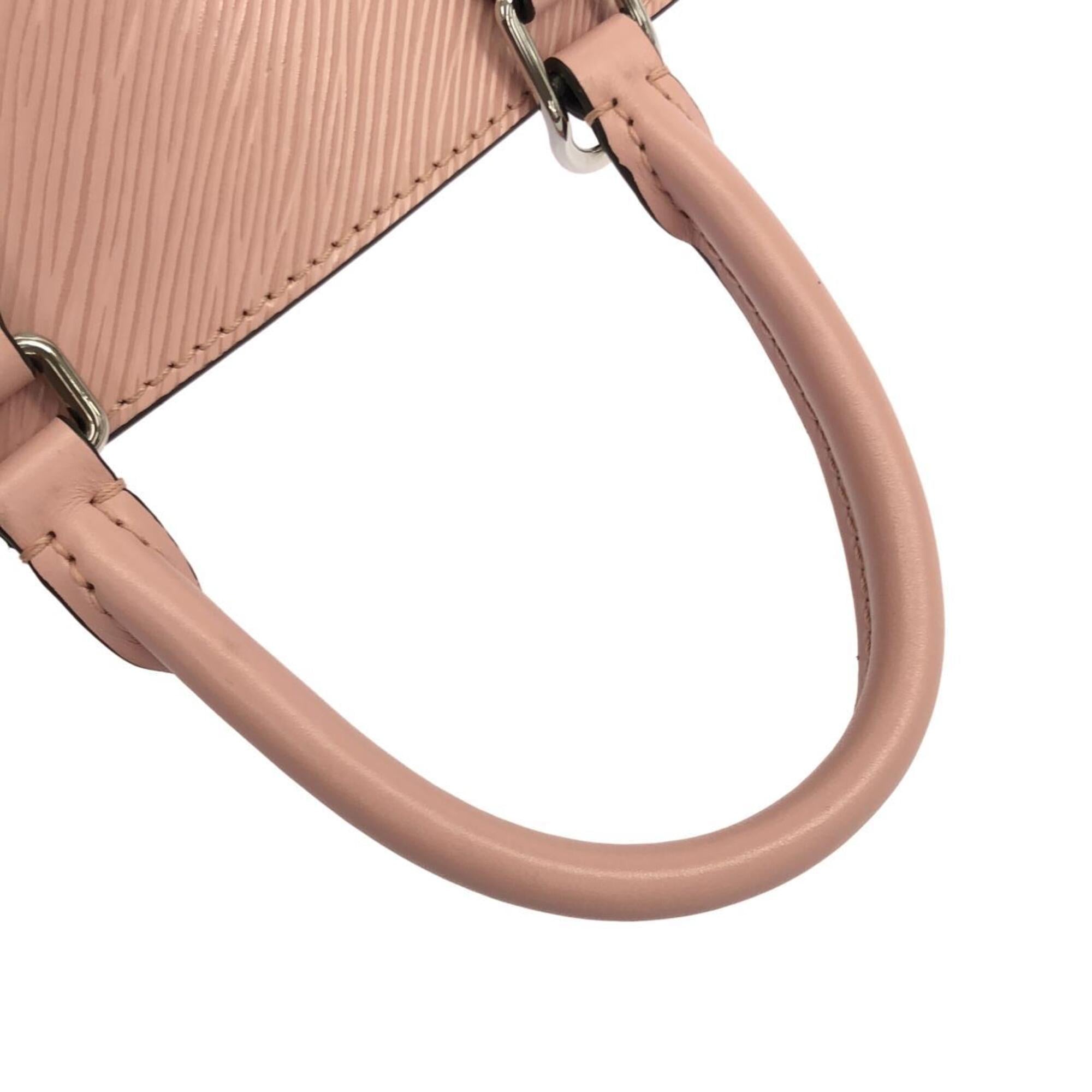 Louis Vuitton Rose Ballerine Leather Handbag (Pre-Owned)