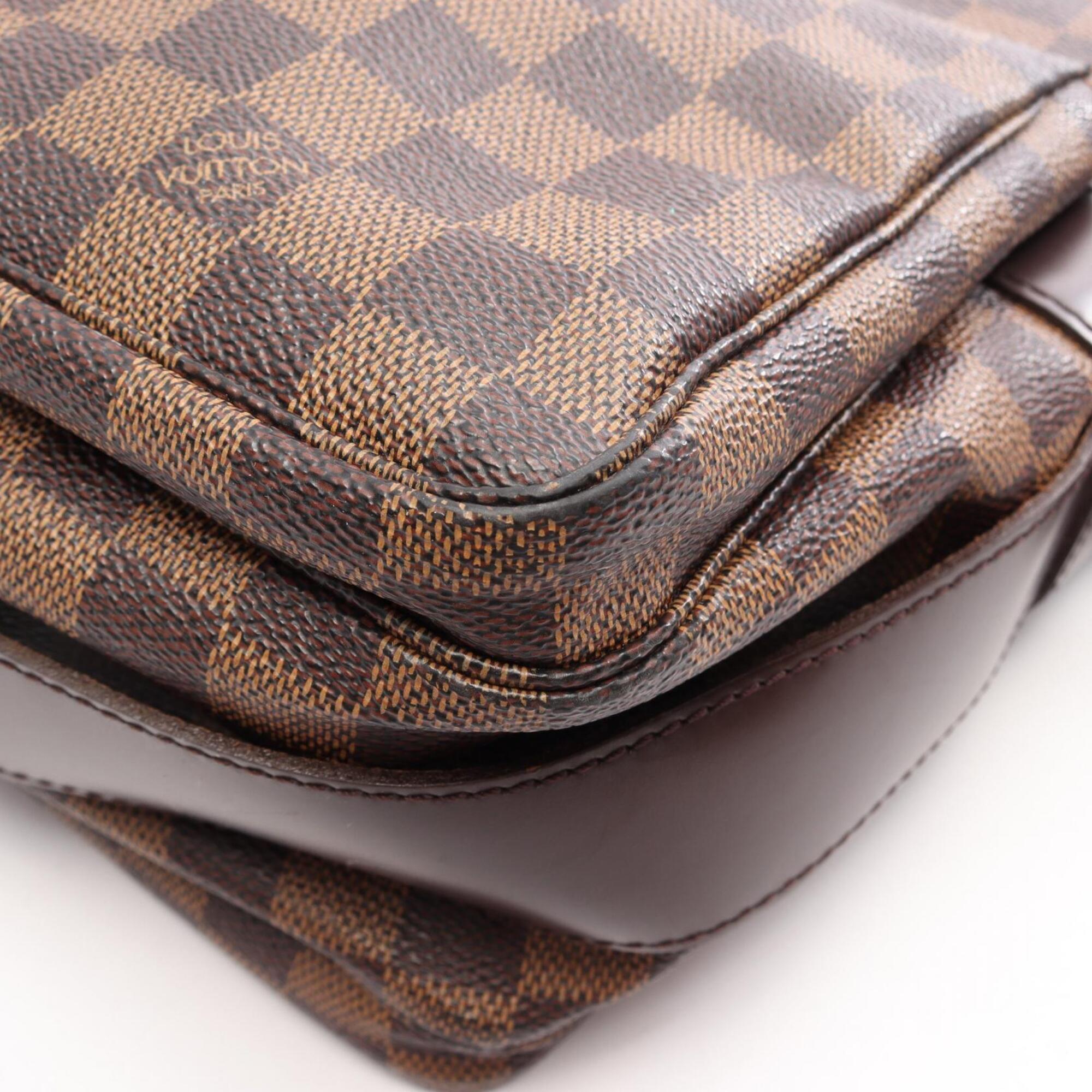 Louis Vuitton Brown Coated Canvas Pvc Leather Handbag Shoulder Bag (Pre-Owned)