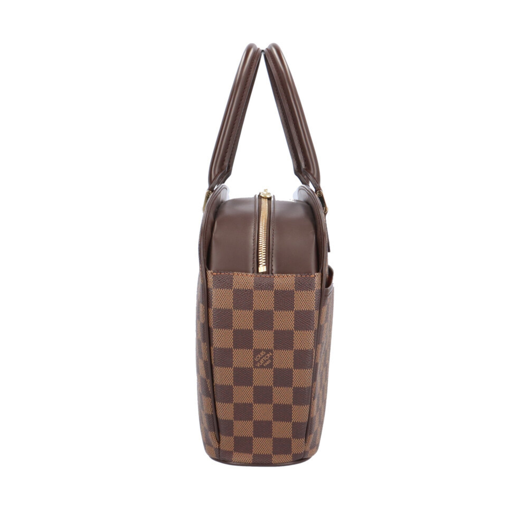Louis Vuitton Damier Ambre Brown Damier Canvas Handbag (Pre-Owned)