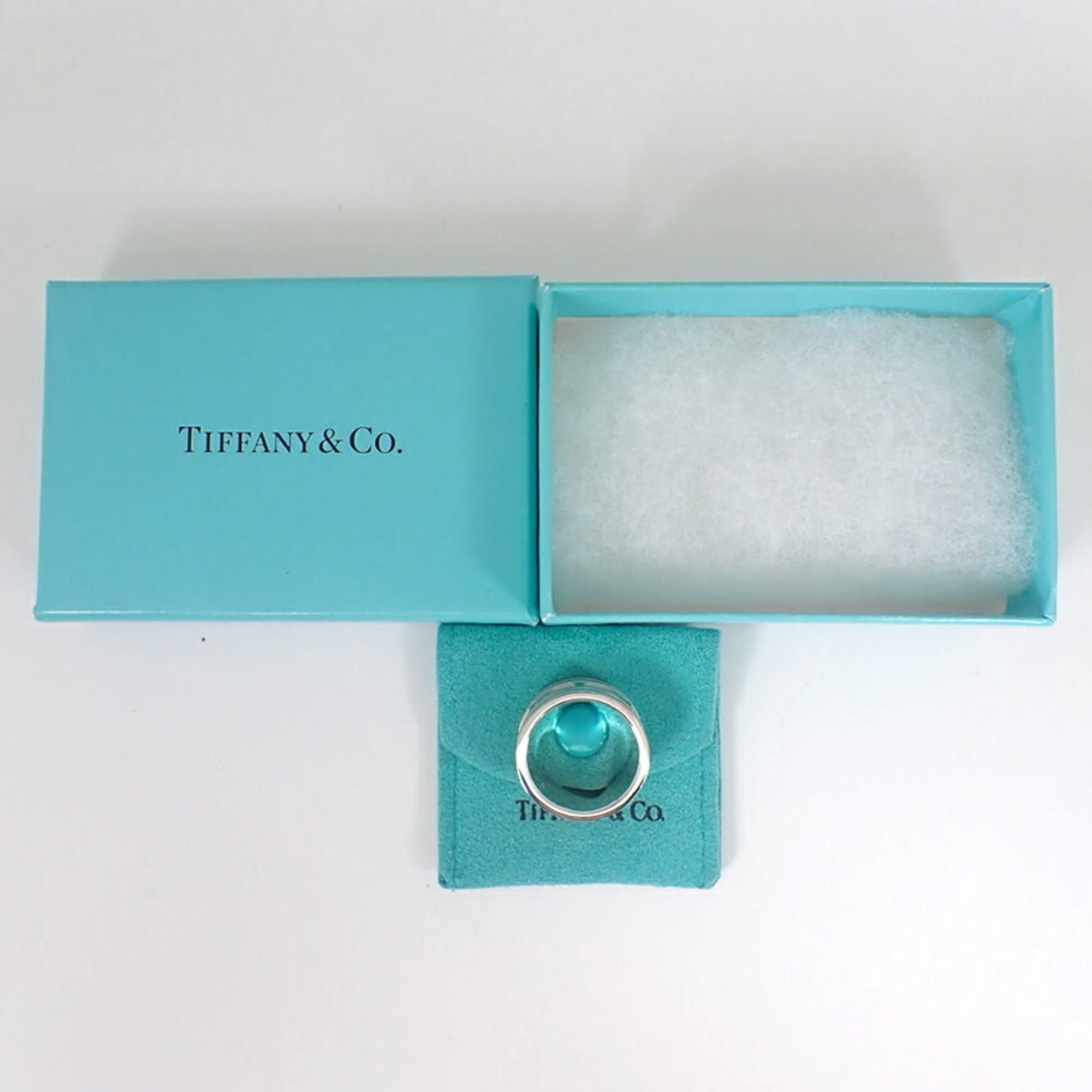 Tiffany Sterling Silver 925 Band Ring (Pre-Owned)