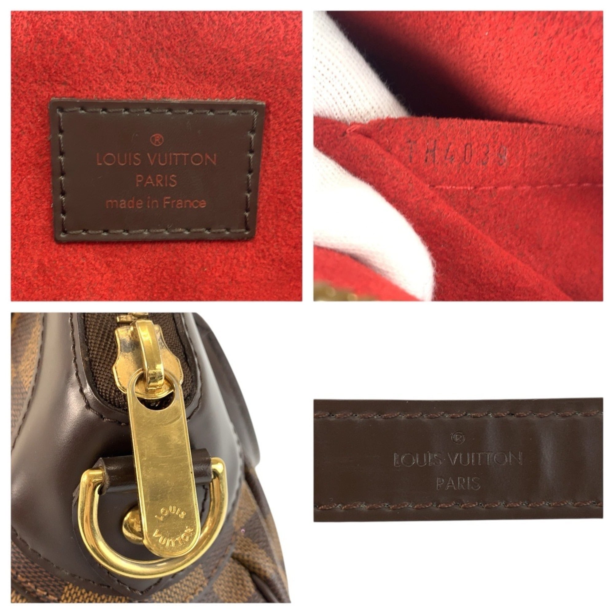 Louis Vuitton Brown Damier Canvas Pvc Handbag Shoulder Bag (Pre-Owned)