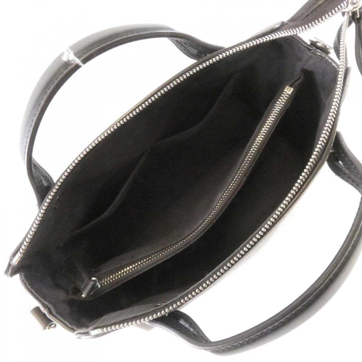 Fendi Gray Multi-Color Leather Handbag (Pre-Owned)