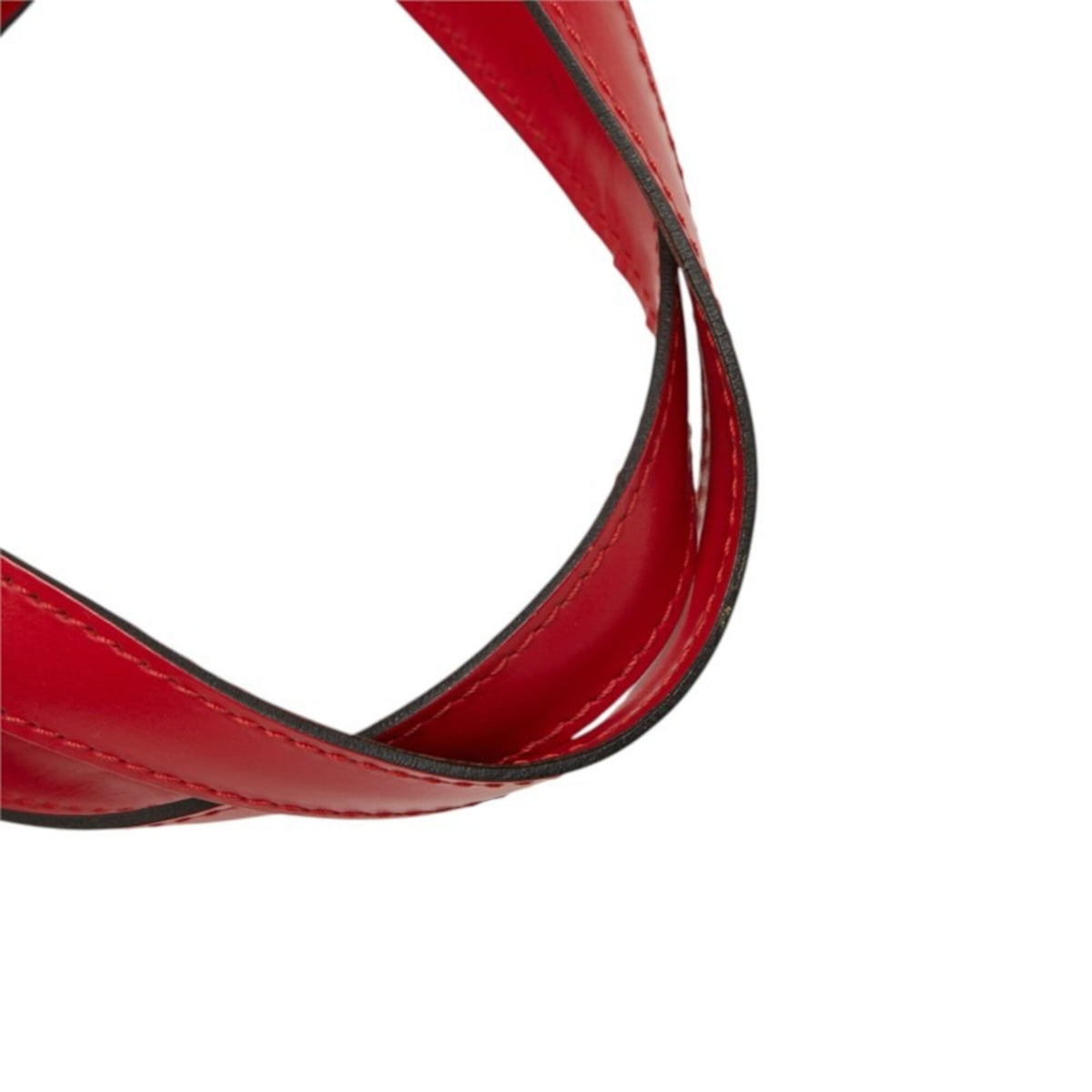Louis Vuitton Castilian Red Leather Handbag (Pre-Owned)