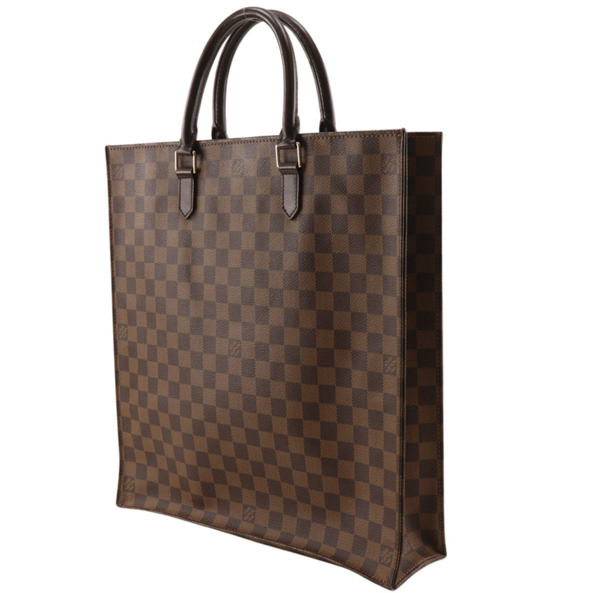 Louis Vuitton Brown Damier Canvas Handbag Tote Bag (Pre-Owned)