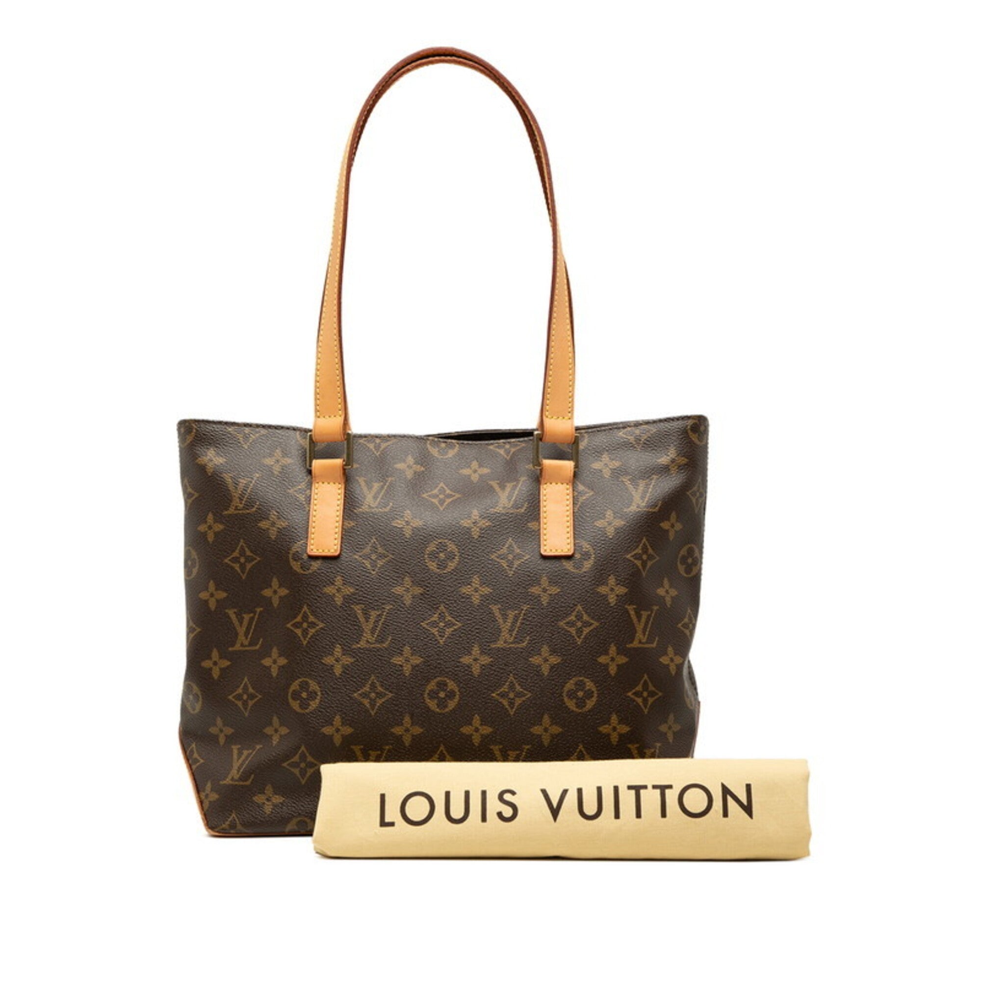 Louis Vuitton Brown Pvc Leather Tote Bag (Pre-Owned)