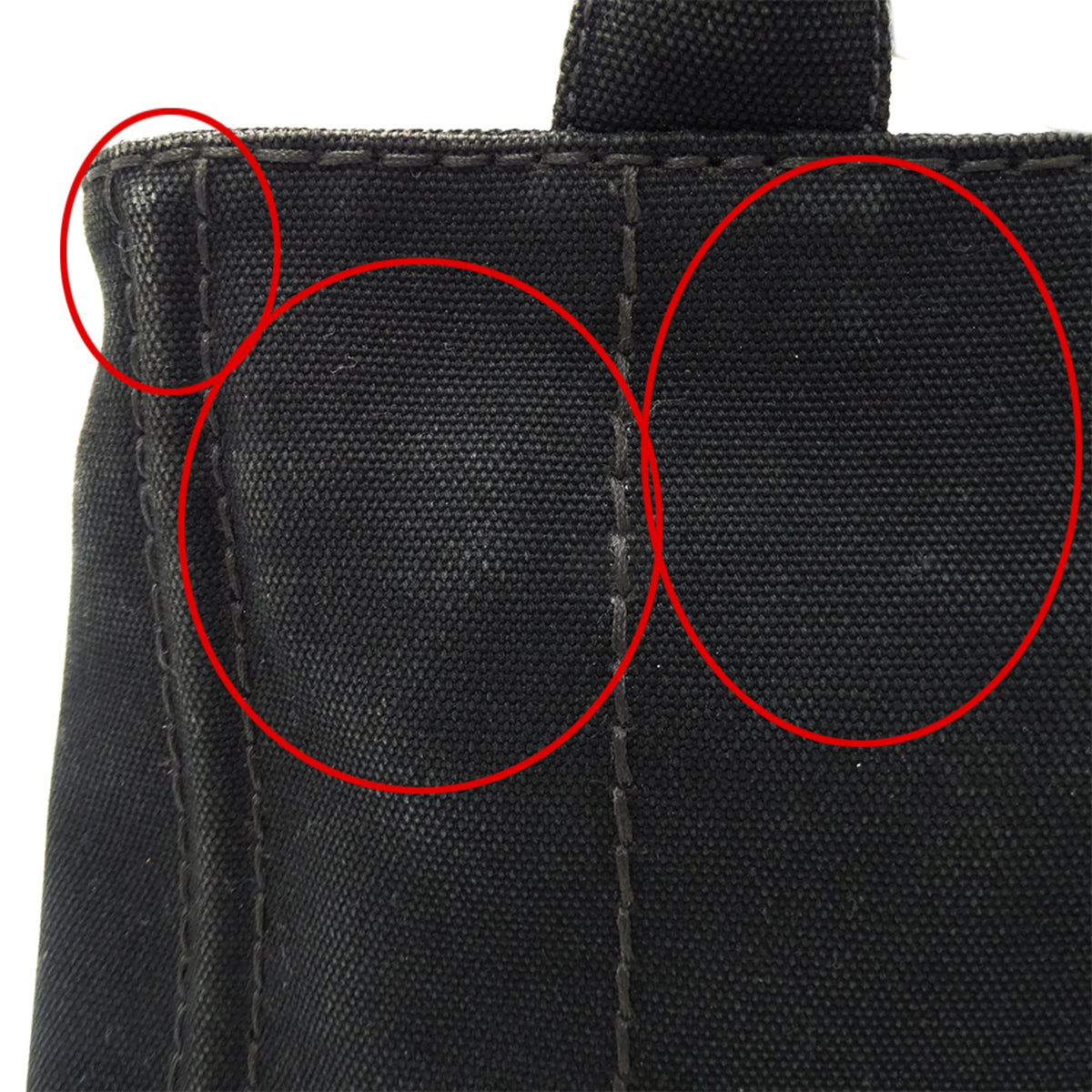 Prada Canapa Black Canvas Handbag (Pre-Owned)