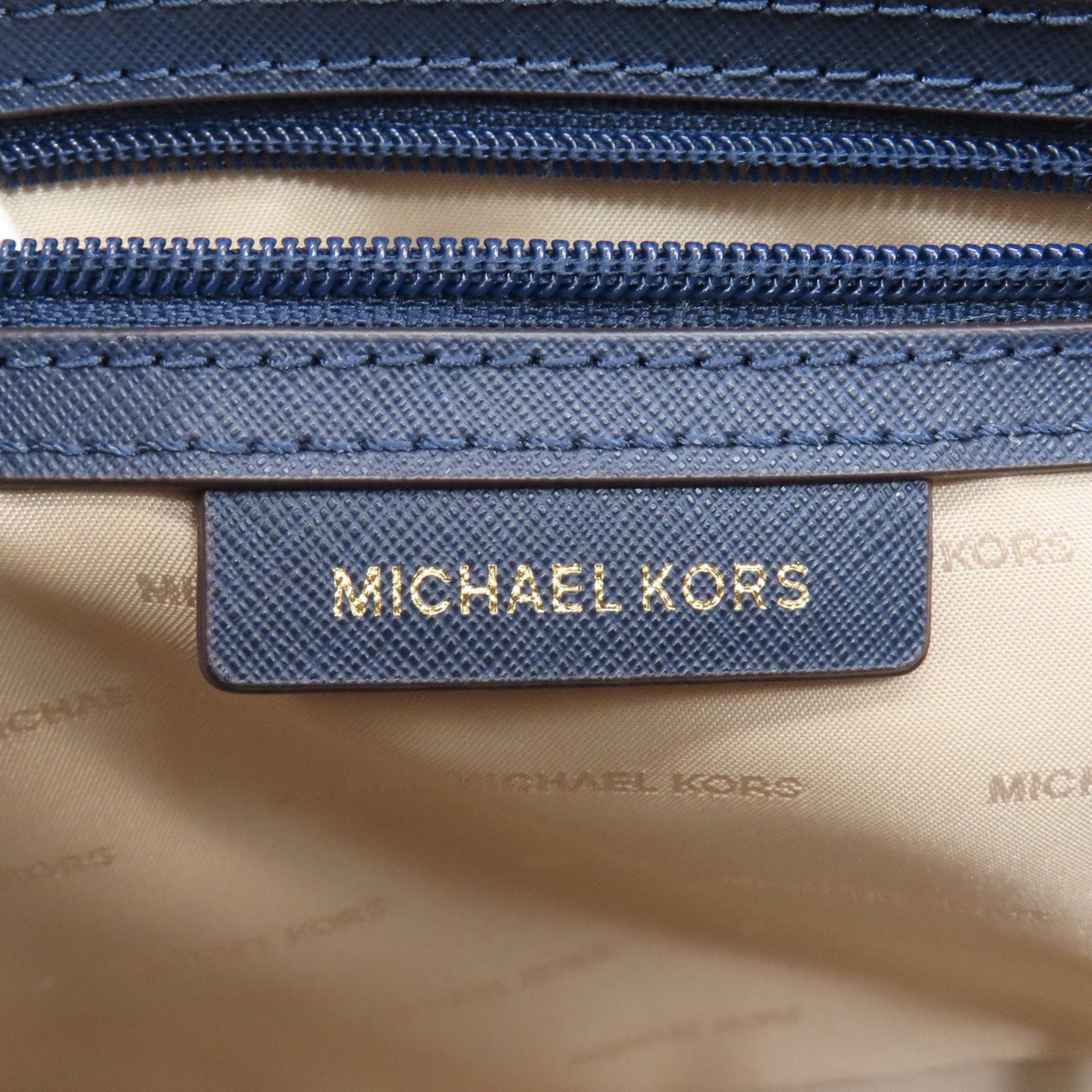 Michael Kors Navy Pvc Handbag (Pre-Owned)