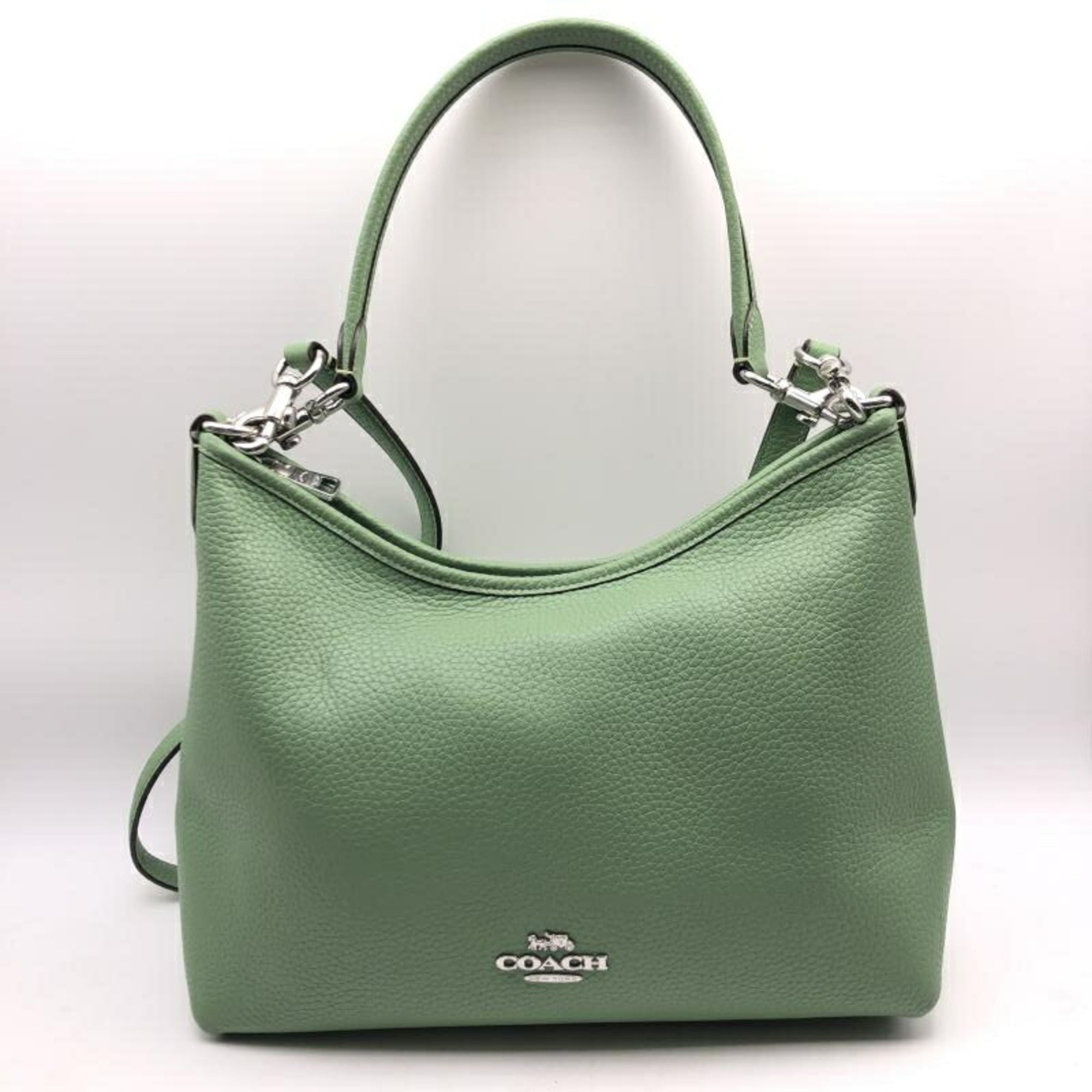 Coach Green Shoulder Bag (Pre-Owned)