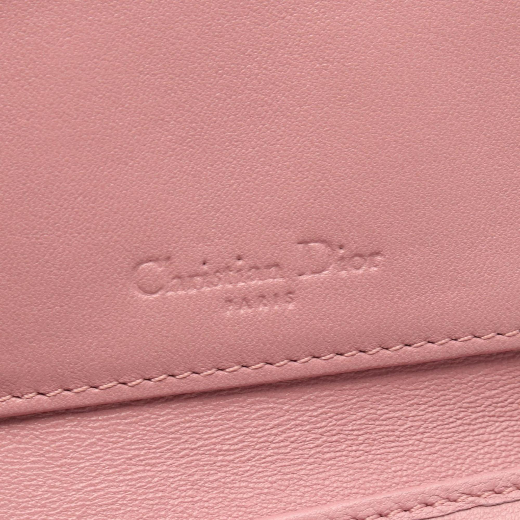 Christian Dior Pink Leather Wallet (Bi-Fold) (Pre-Owned)