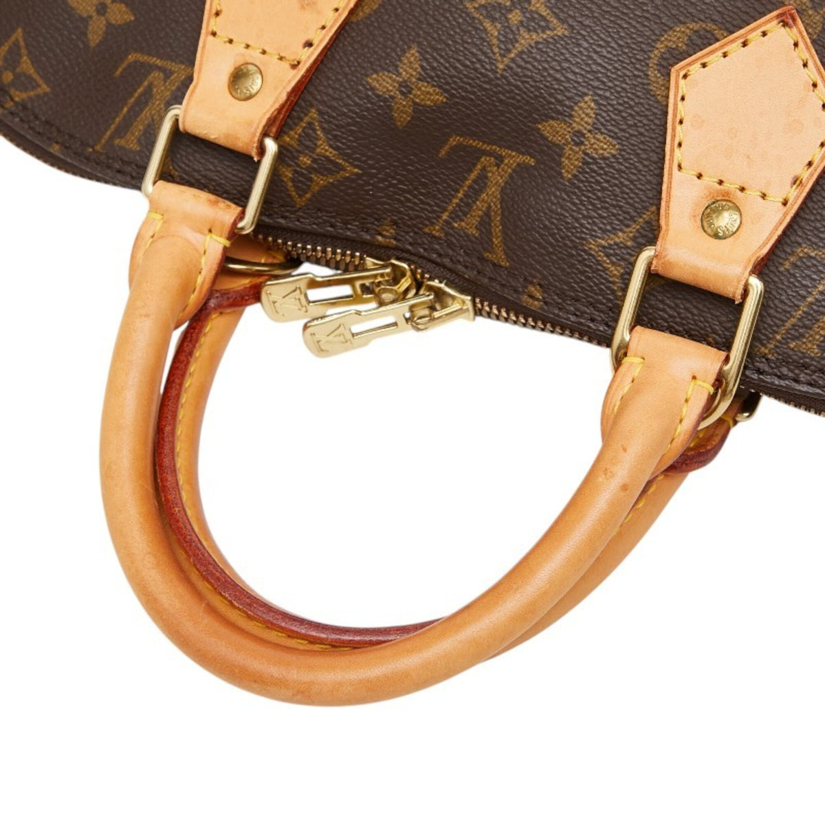 Louis Vuitton Brown Pvc Leather Handbag (Pre-Owned)