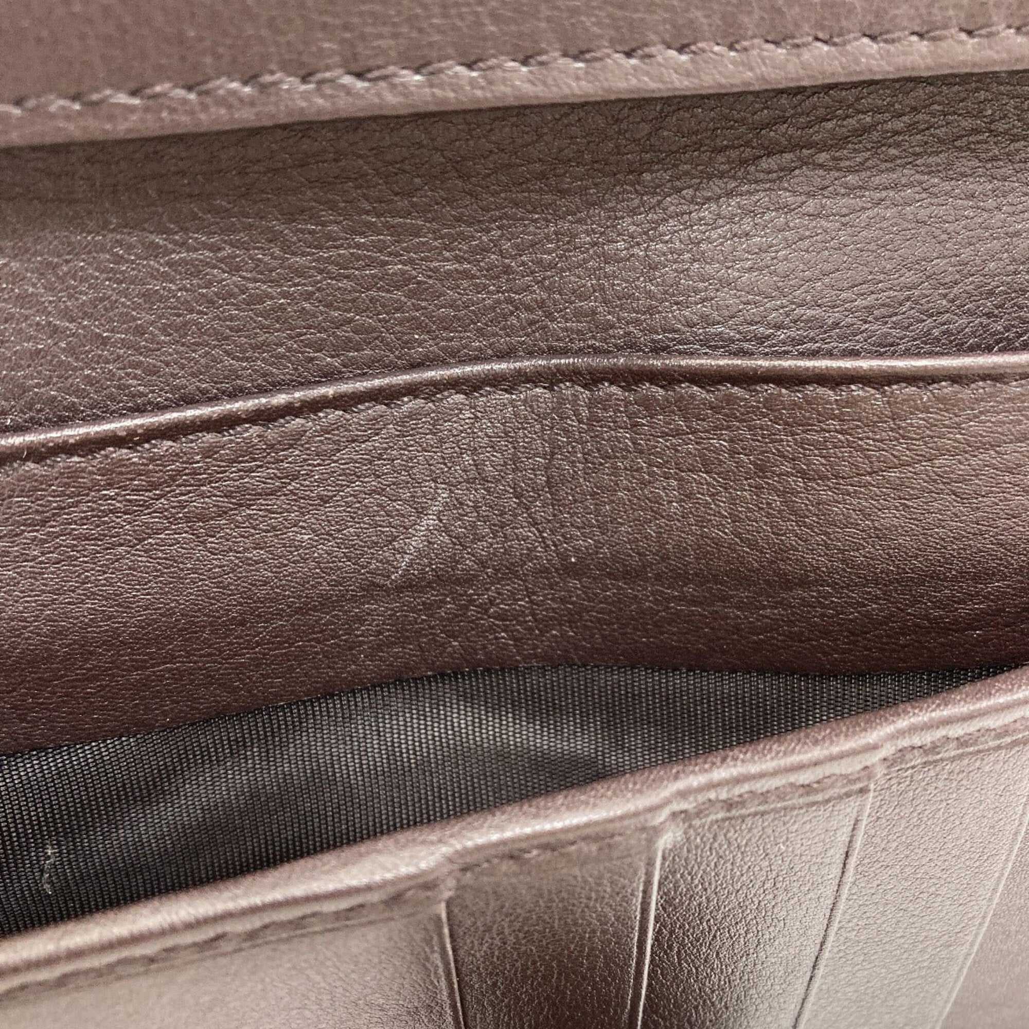 Gucci Brown Canvas Wallet (Tri-Fold) (Pre-Owned)