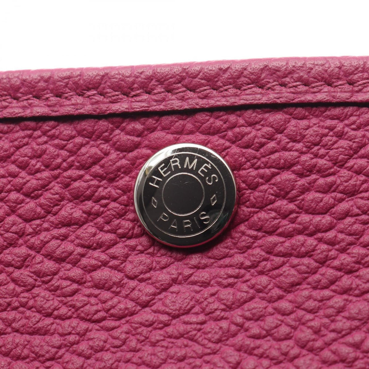 Hermes Pink Rose Purple Country Leather Handbag Tote Bag (Pre-Owned)