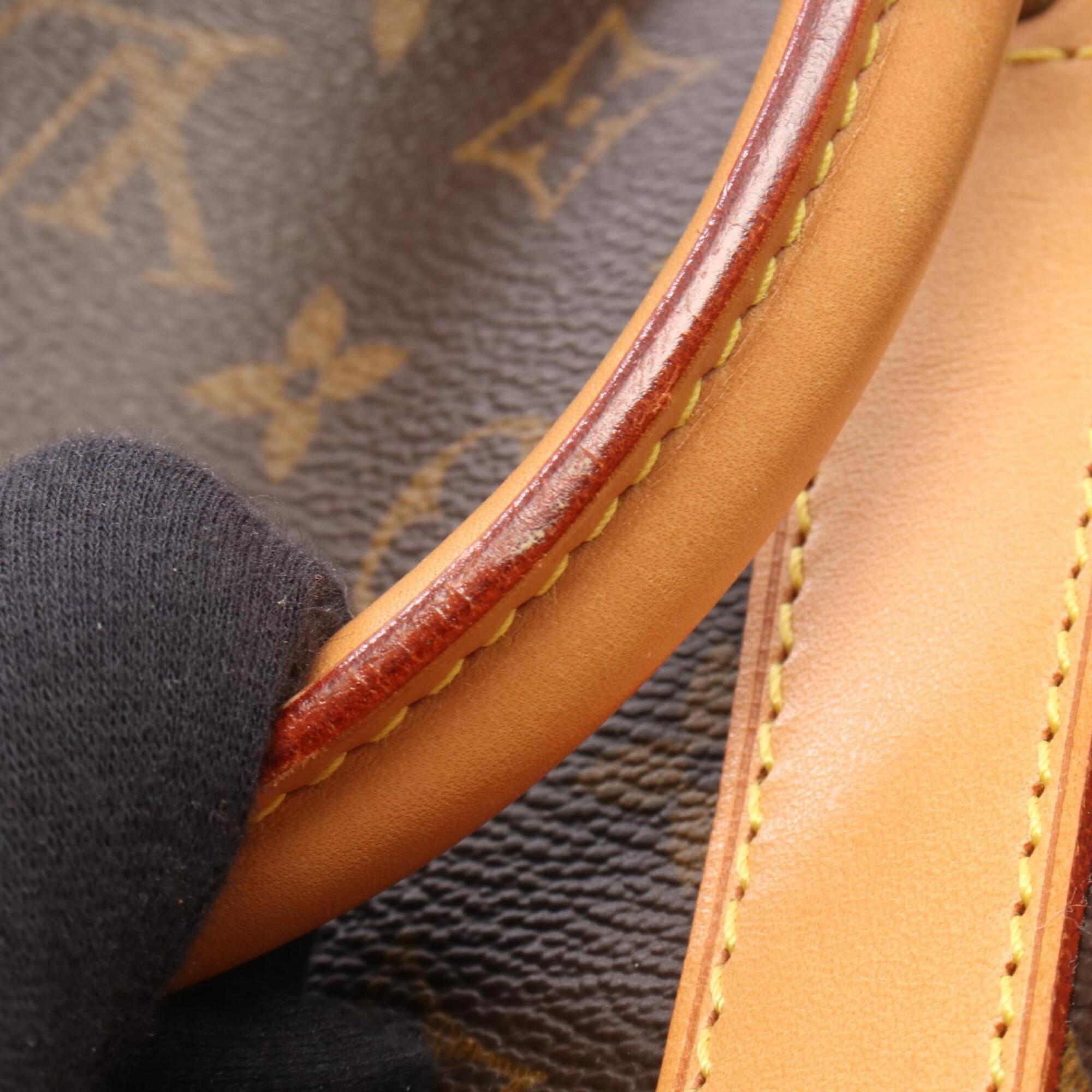 Louis Vuitton Brown Monogram Boston Bag Handbag (Pre-Owned)