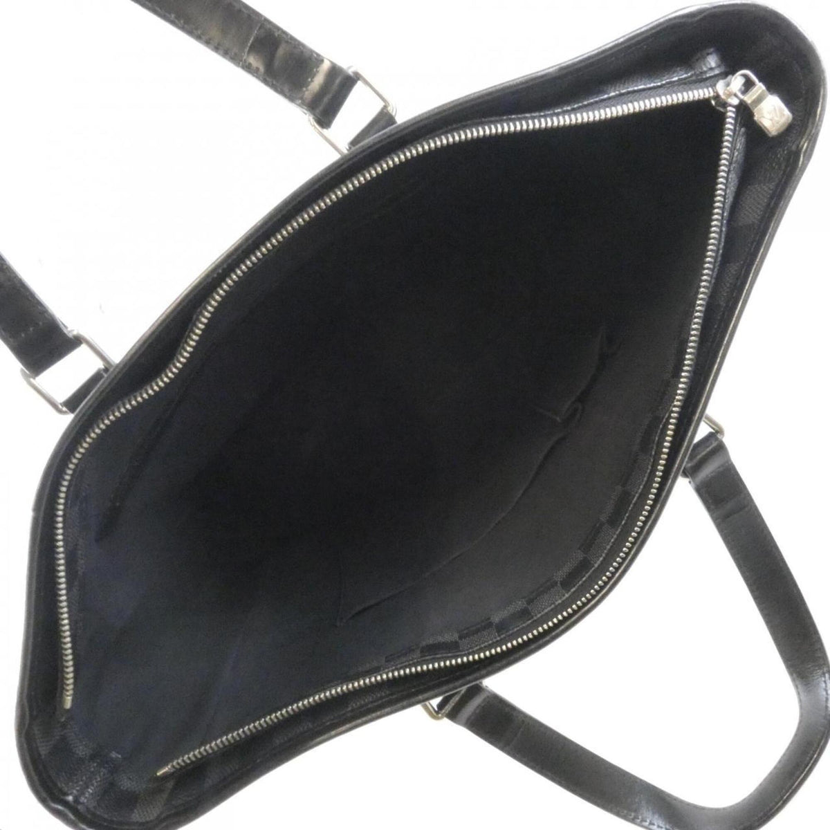 Louis Vuitton Dark Gray Graphite Coated Canvas Handbag (Pre-Owned)