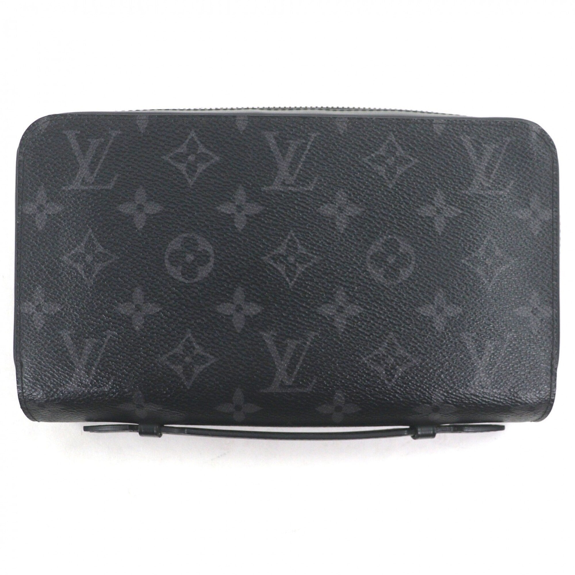 Louis Vuitton Black Monogram Eclipse Canvas Long Wallet (Bi-Fold) (Pre-Owned)