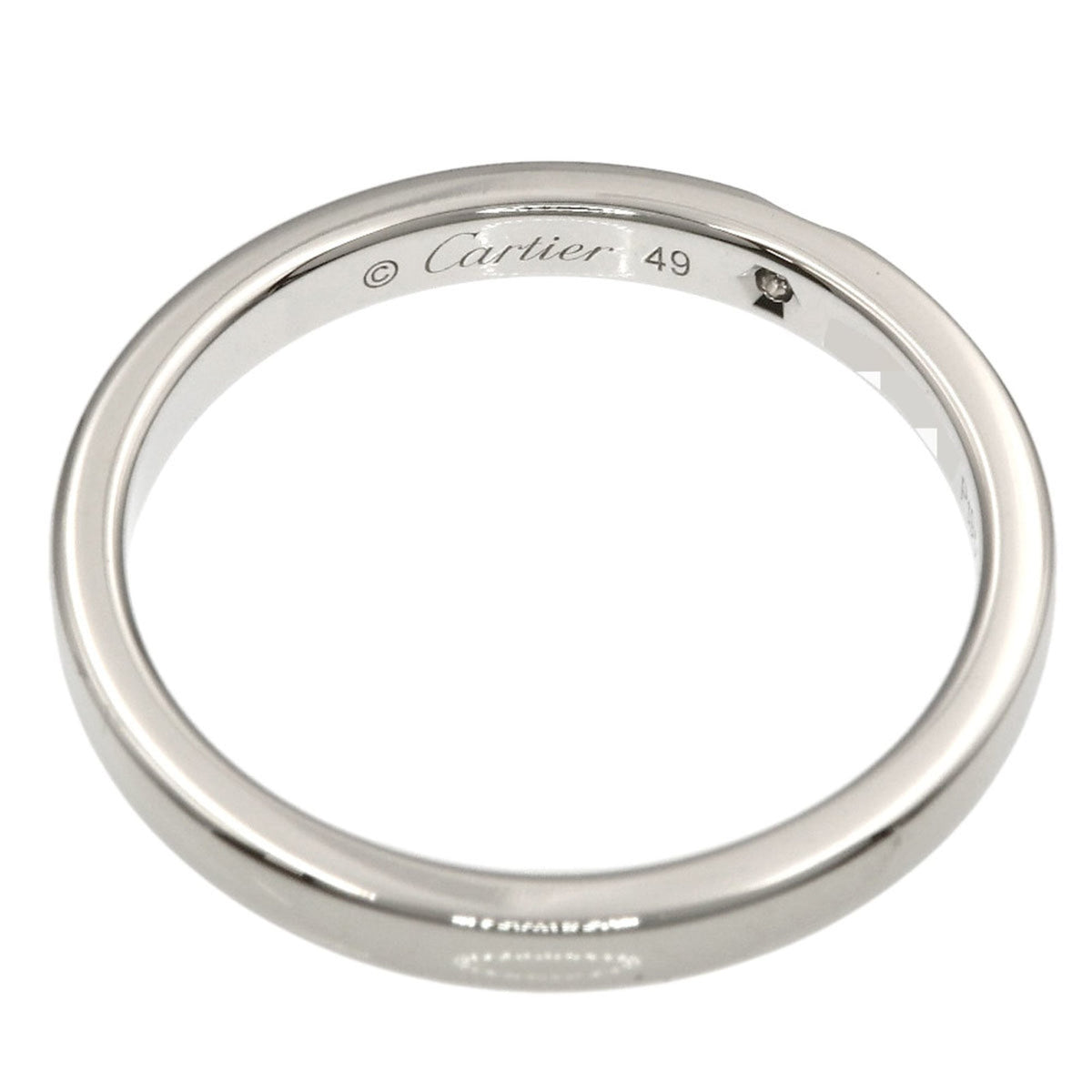 Cartier Platinum 950 Band Ring (Pre-Owned)