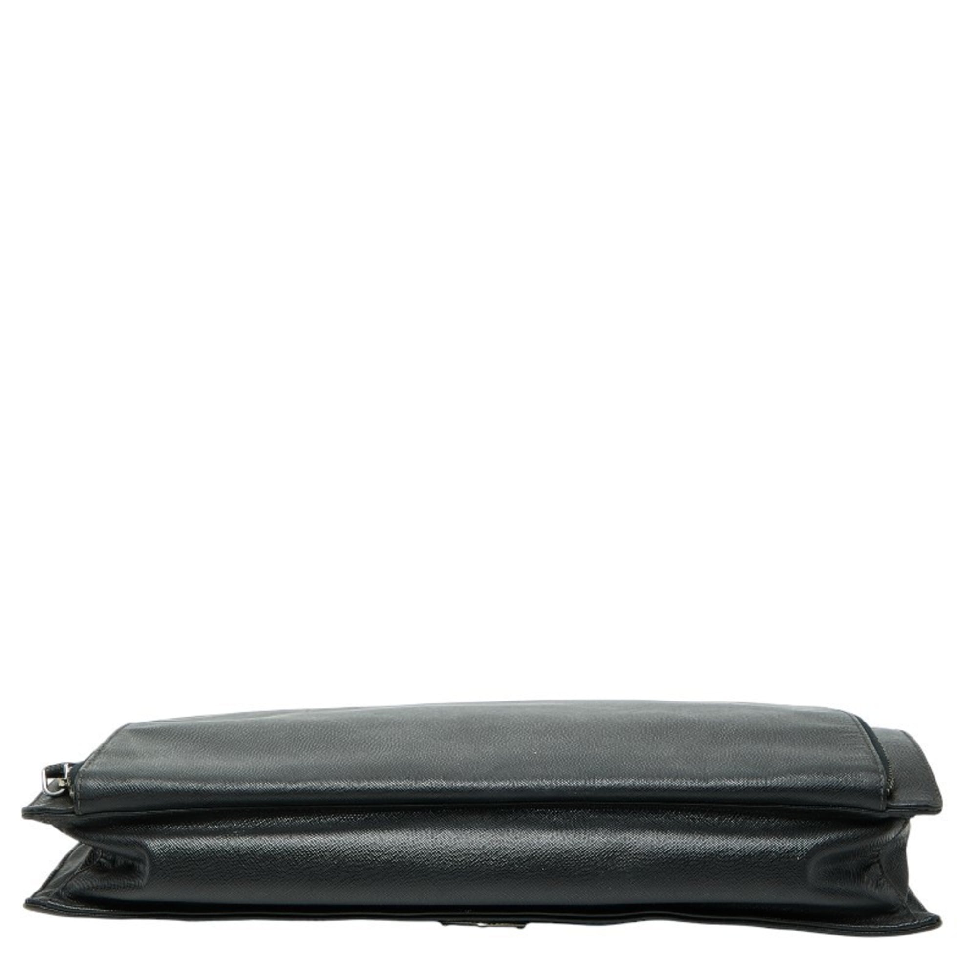Prada Black Leather Handbag (Pre-Owned)