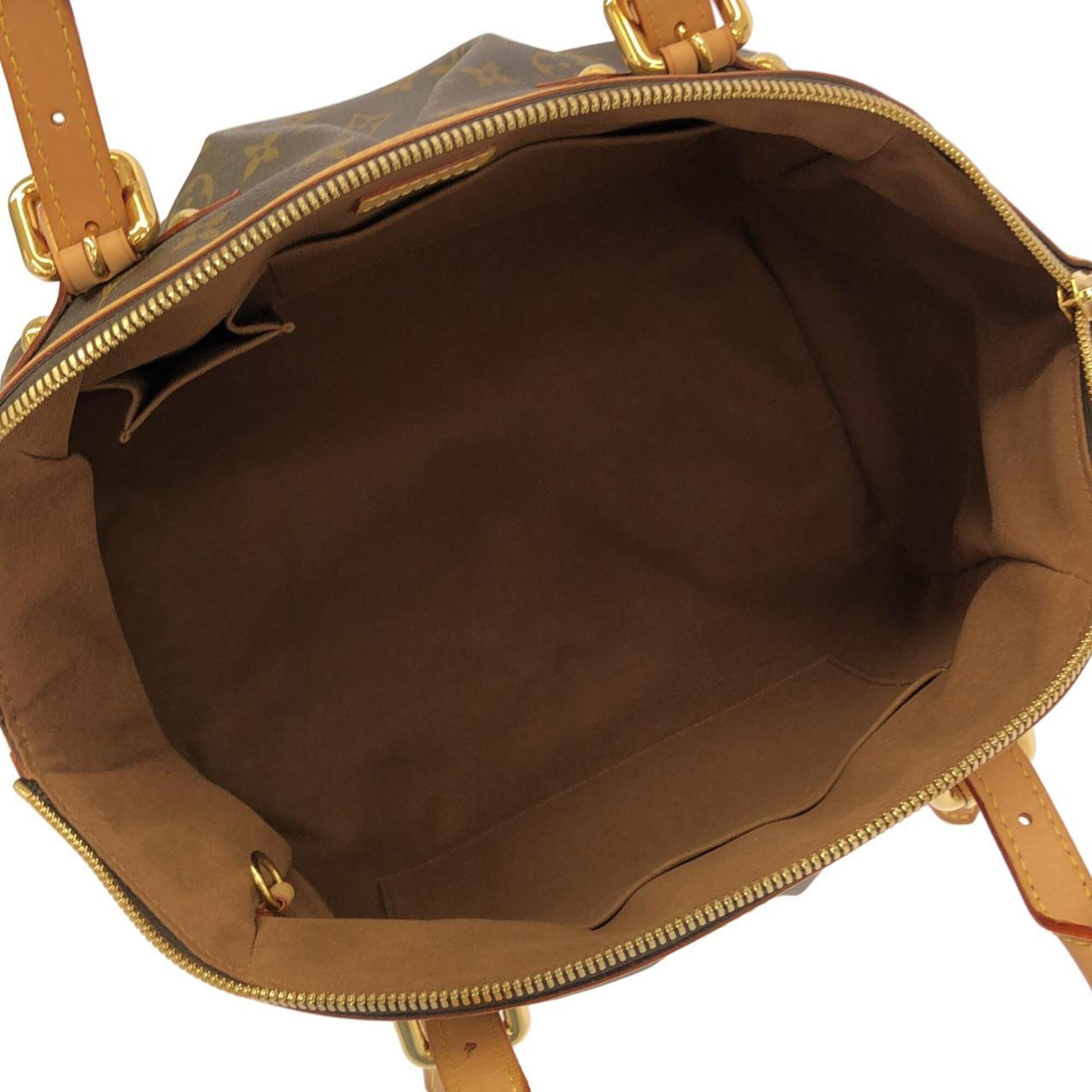Louis Vuitton Marron Coated Canvas Shoulder Bag (Pre-Owned)